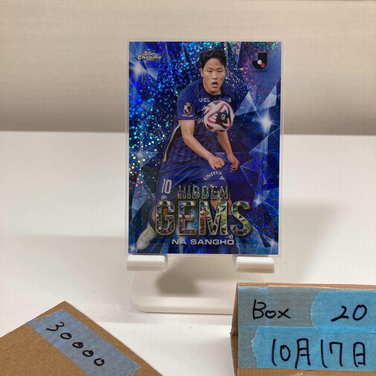 2024 Topps Chrome NA SANGHO ナサンホ FC町田ゼルビア Hidden Gems Blue Parallel Jリーグ カード