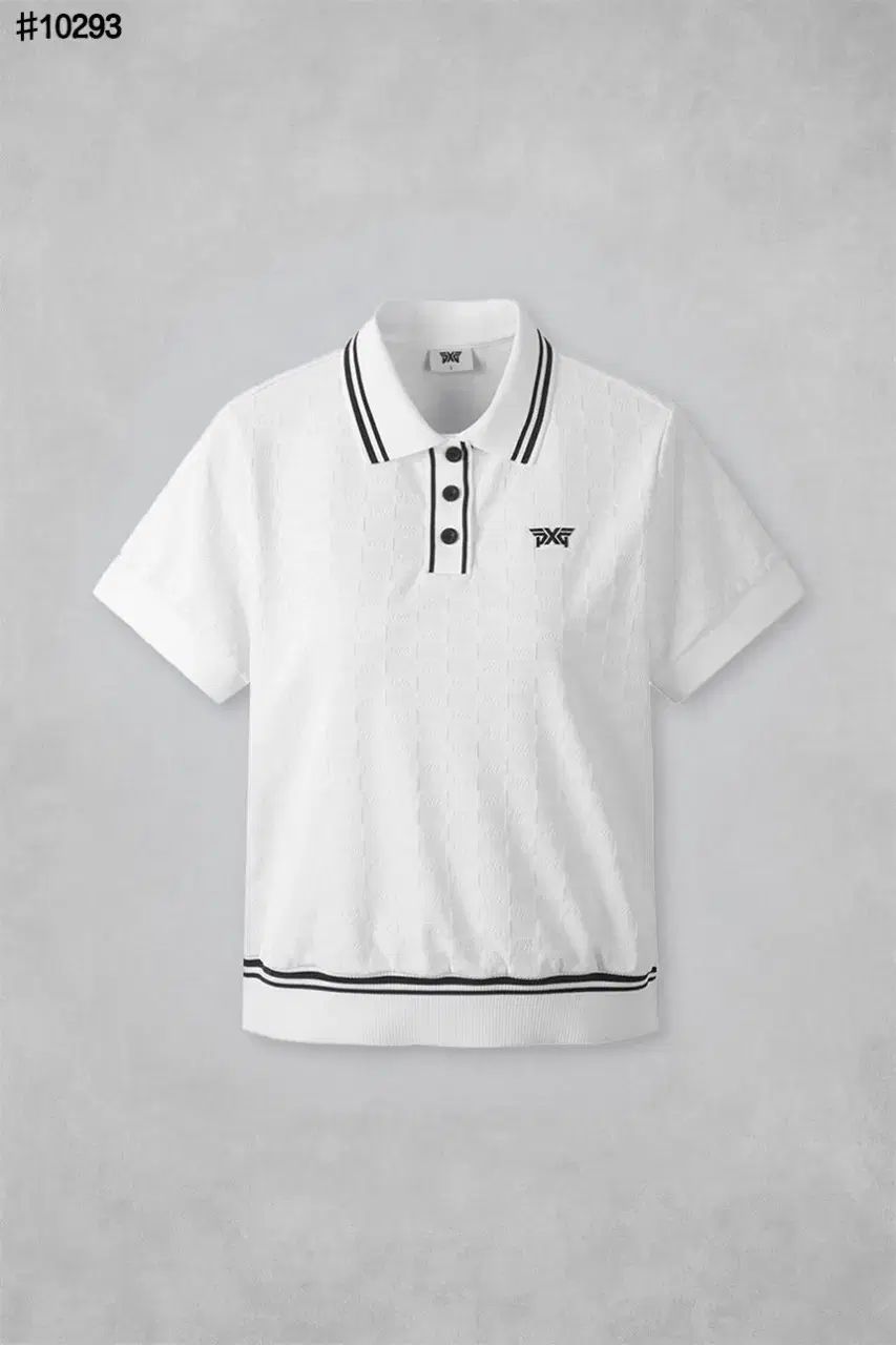 PXG PXG ジャカード ブルゾン ショート スリーブ ポロ セーター