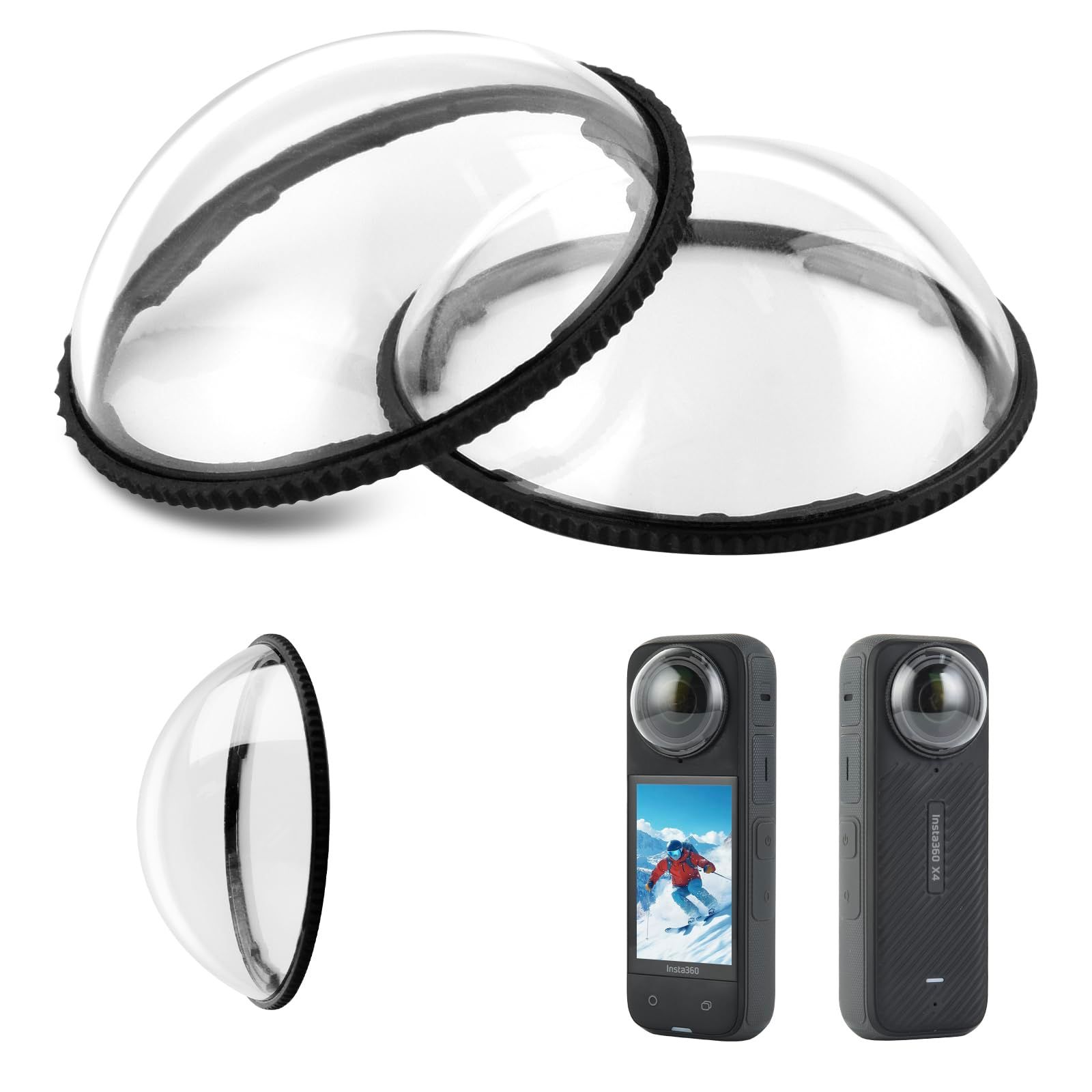 新着商品 UTEBIT レンズガード Insta360 X4用 レンズ保護カバー 10H 
