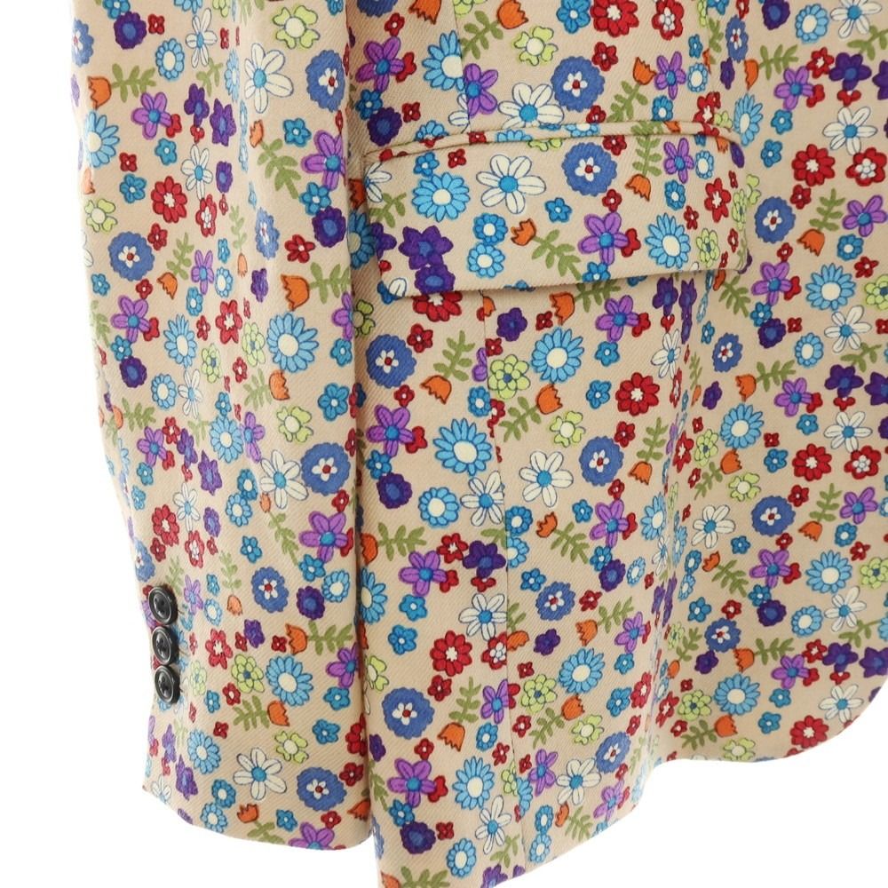 中古】ボヘミアンズ BOHEMIANS ウールナイロン フラワー 花柄 プリント 