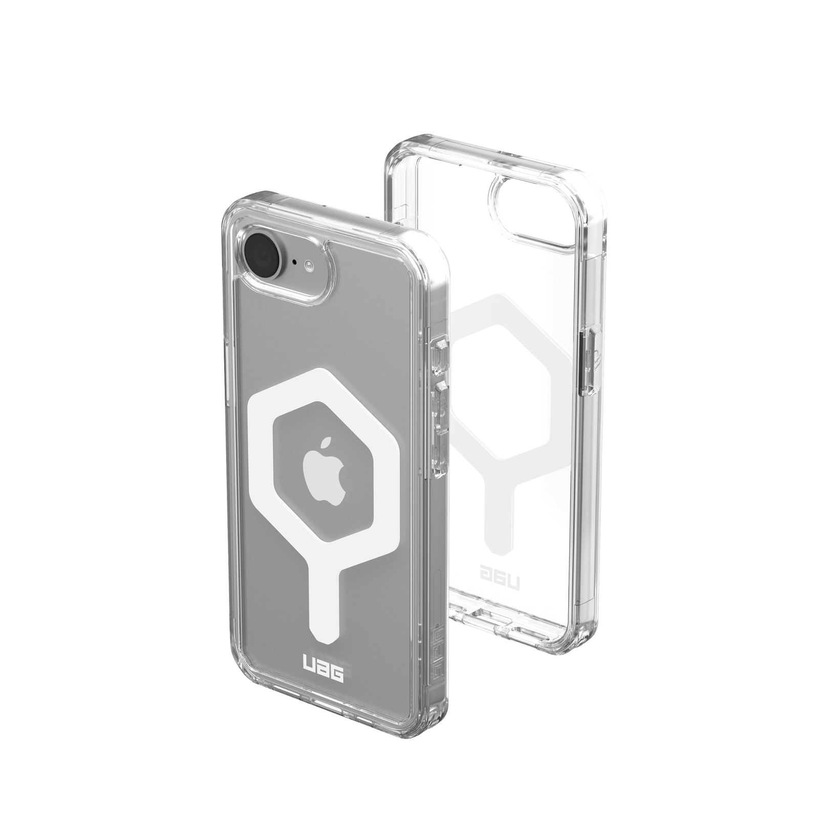 URBAN ARMOR GEAR UAG iPhone 16e ケース Plyo 用に設計 - MagSafe対応 黄ばみ防止 頑丈 ミリタリーグレード 落下防止 保護カバー アイス/ホワイト [Plyo - アイス/ホワイト]