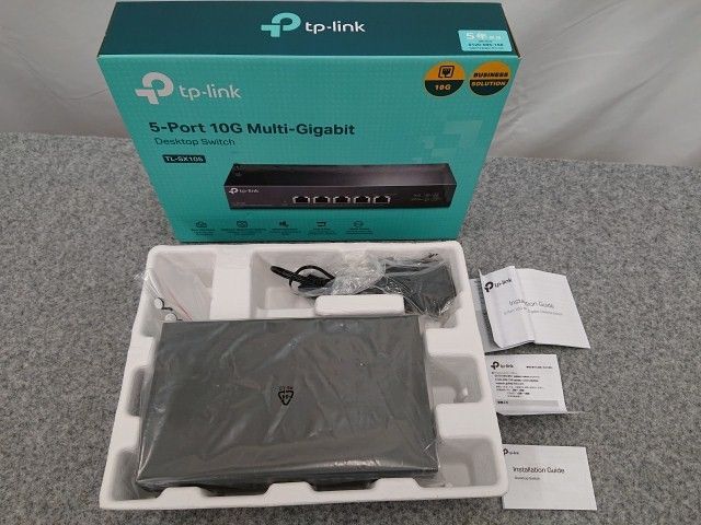 【未使用品】 TP-link TL-SX105 スイッチングハブ 5ポート 10G デスクトップスイッチ