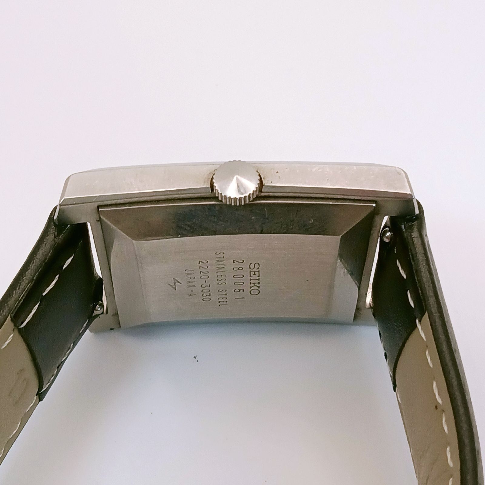 稼働 良品】0615-4 SEIKO セイコー シャリオ 2220-3030 メンズ腕時計