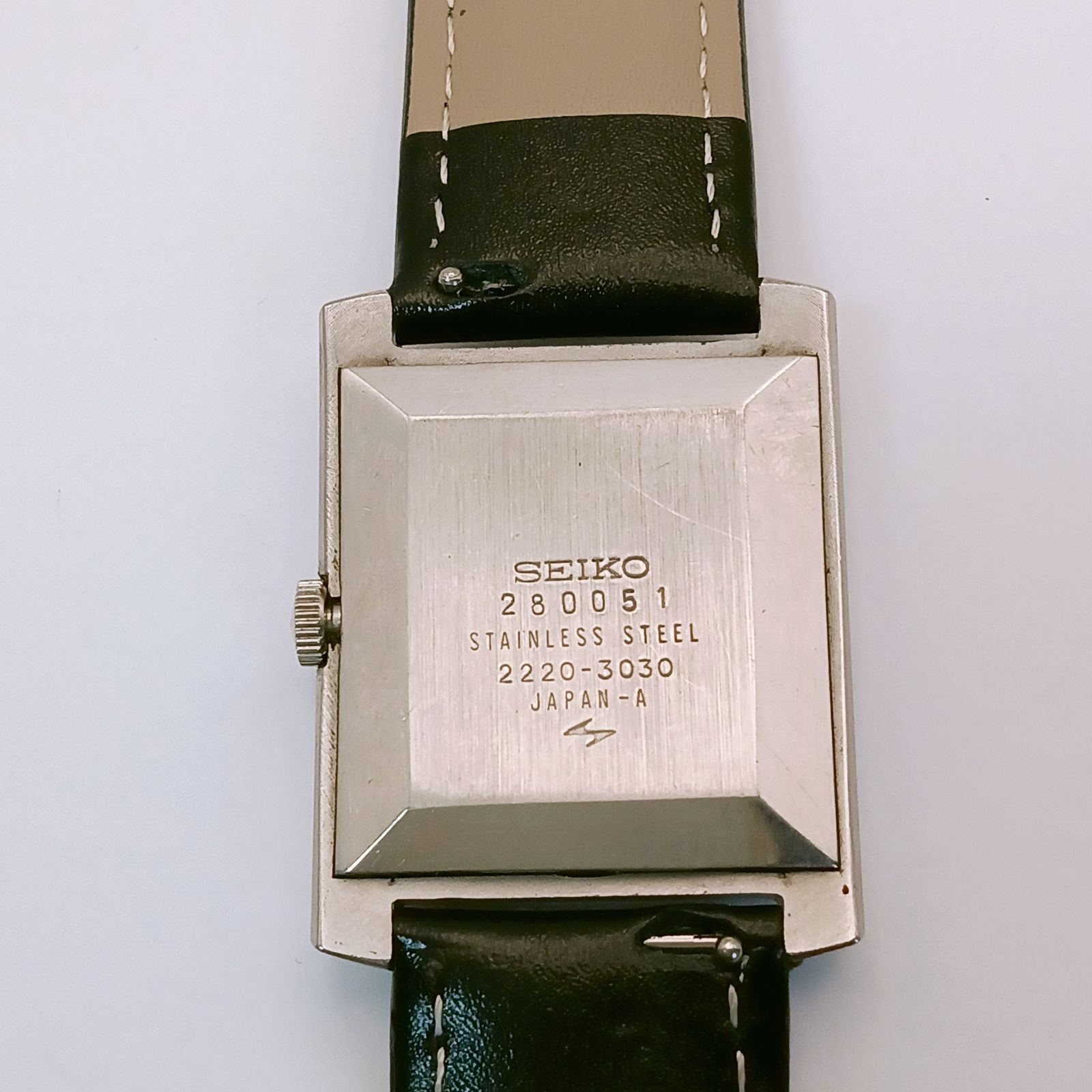 稼働 良品】0615-4 SEIKO セイコー シャリオ 2220-3030 メンズ腕時計