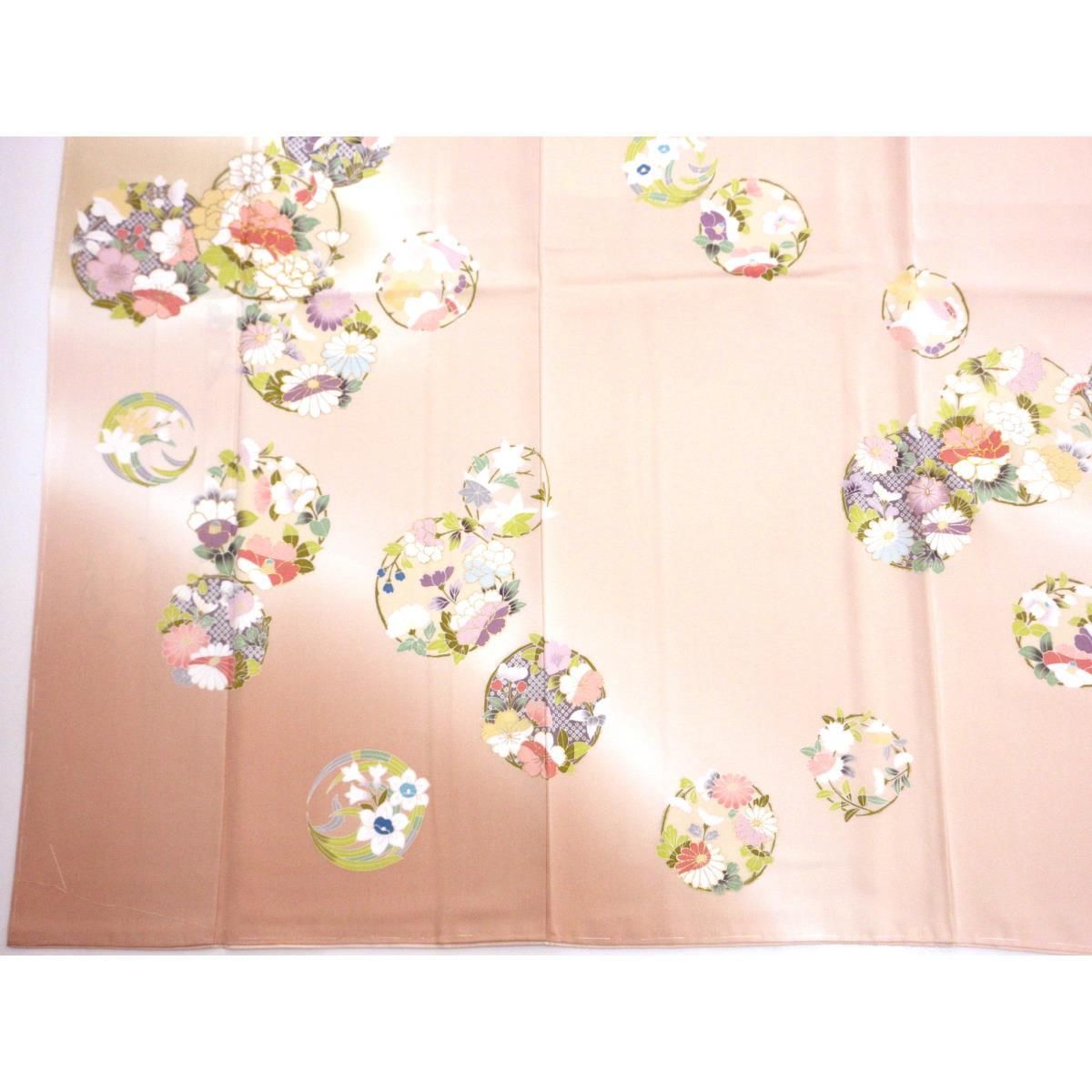 未使用品】訪問着 友禅金彩加工 刺繍入りボカシ染 - メルカリ