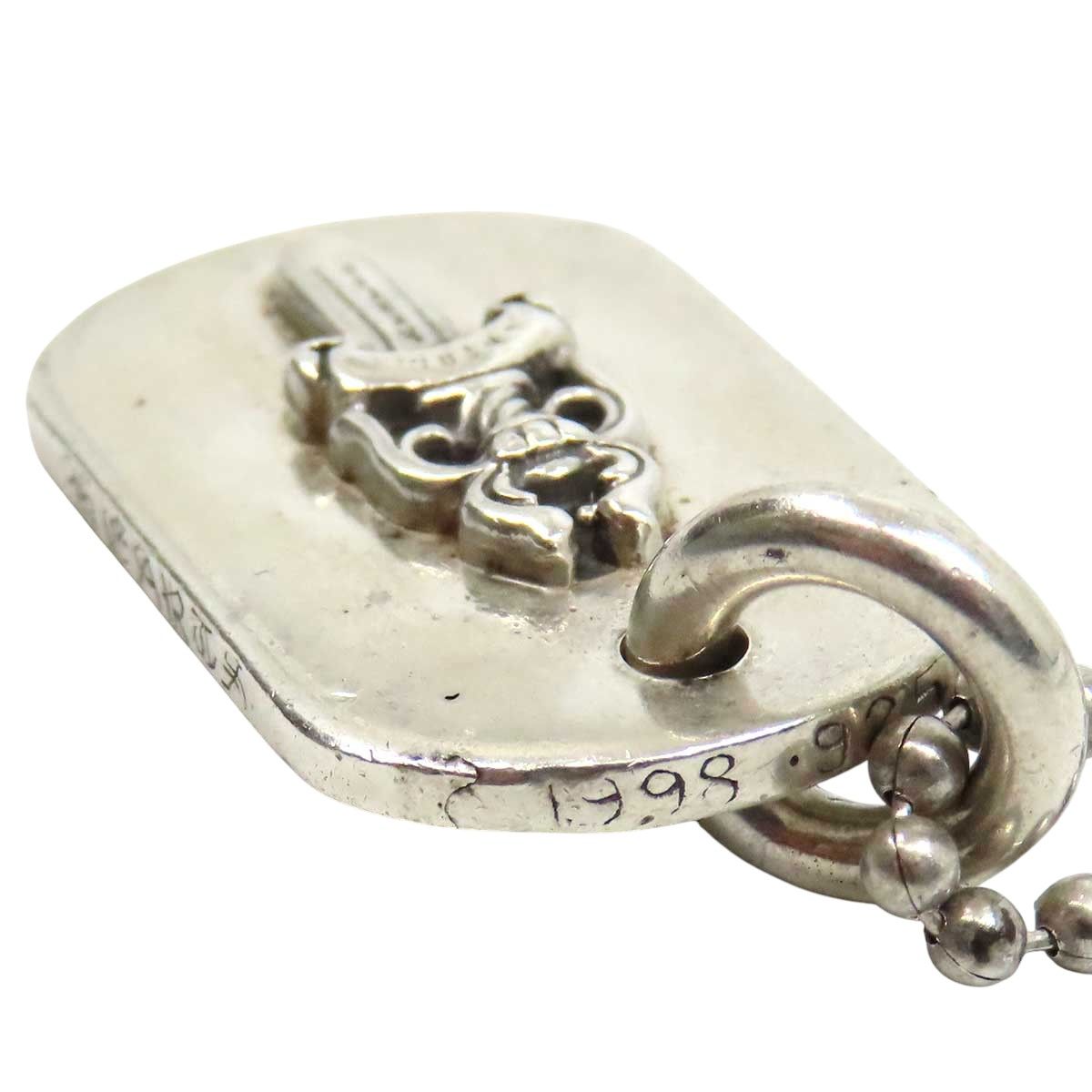 クロムハーツ レイズドダガー ドッグタグ ペンダント SV925 Sterling