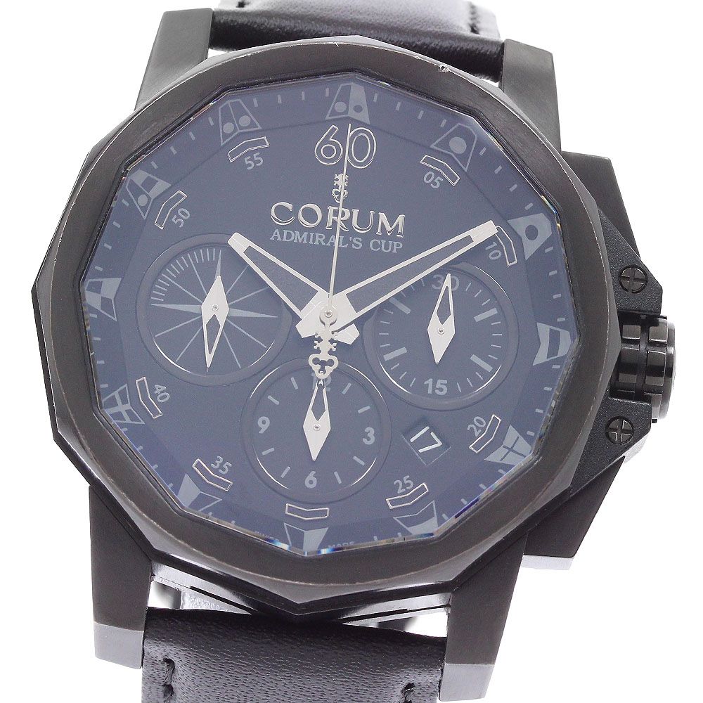 コルム CORUM 01.0007 アドミラルズカップ クロノグラフ 自動巻き メンズ _965005 コルム CORUM 01.0007 アドミラルズカップ クロノグラフ 自動巻き