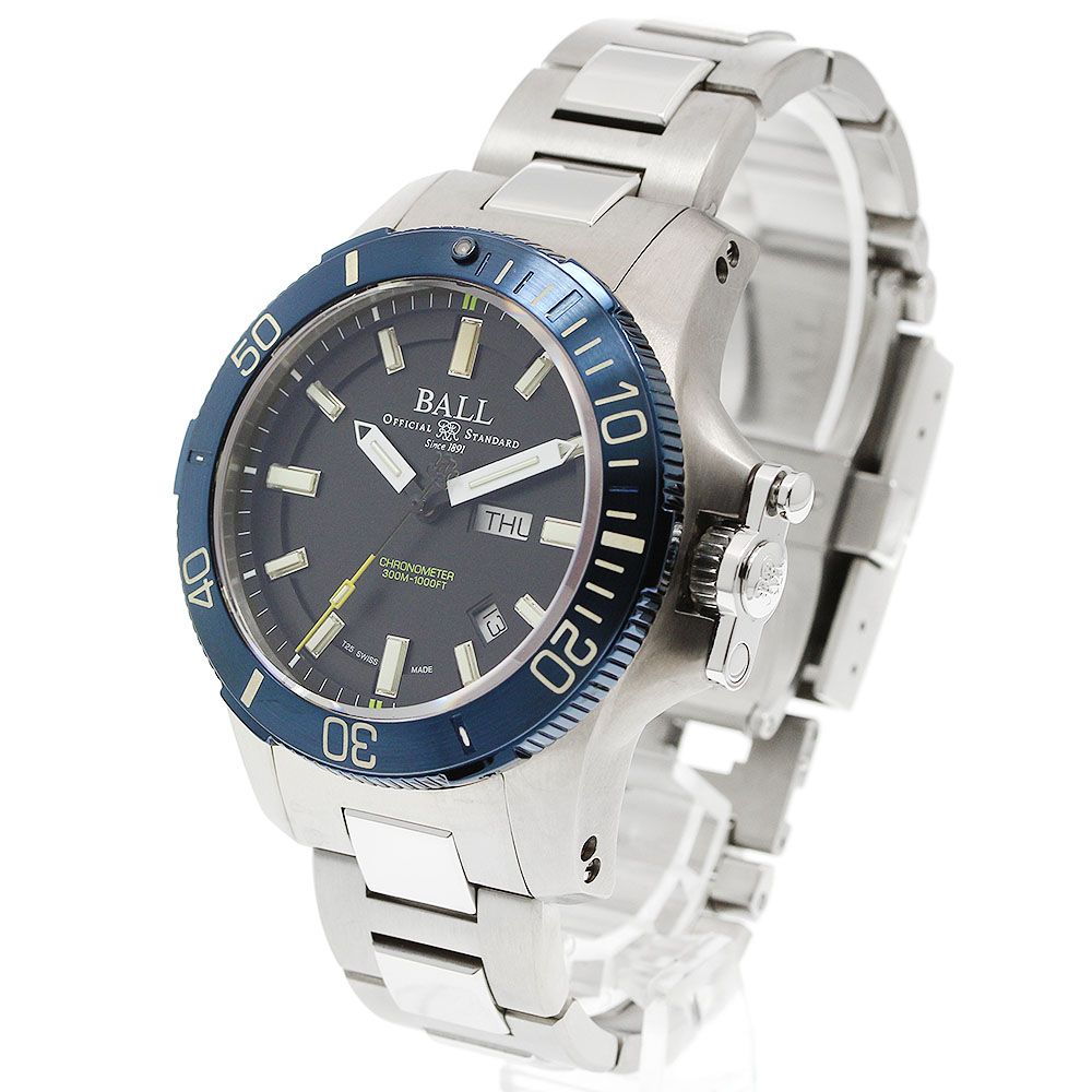 ボールウォッチ BALLWATCH DM2276A-S3CJ-BK エンジニアハイドロカーボン デイデイト 自動巻き メンズ 良品 箱・保証書付き_956844 ボールウォッチ BALLWATCH DM2276A-S3CJ-BK エンジニアハイドロ