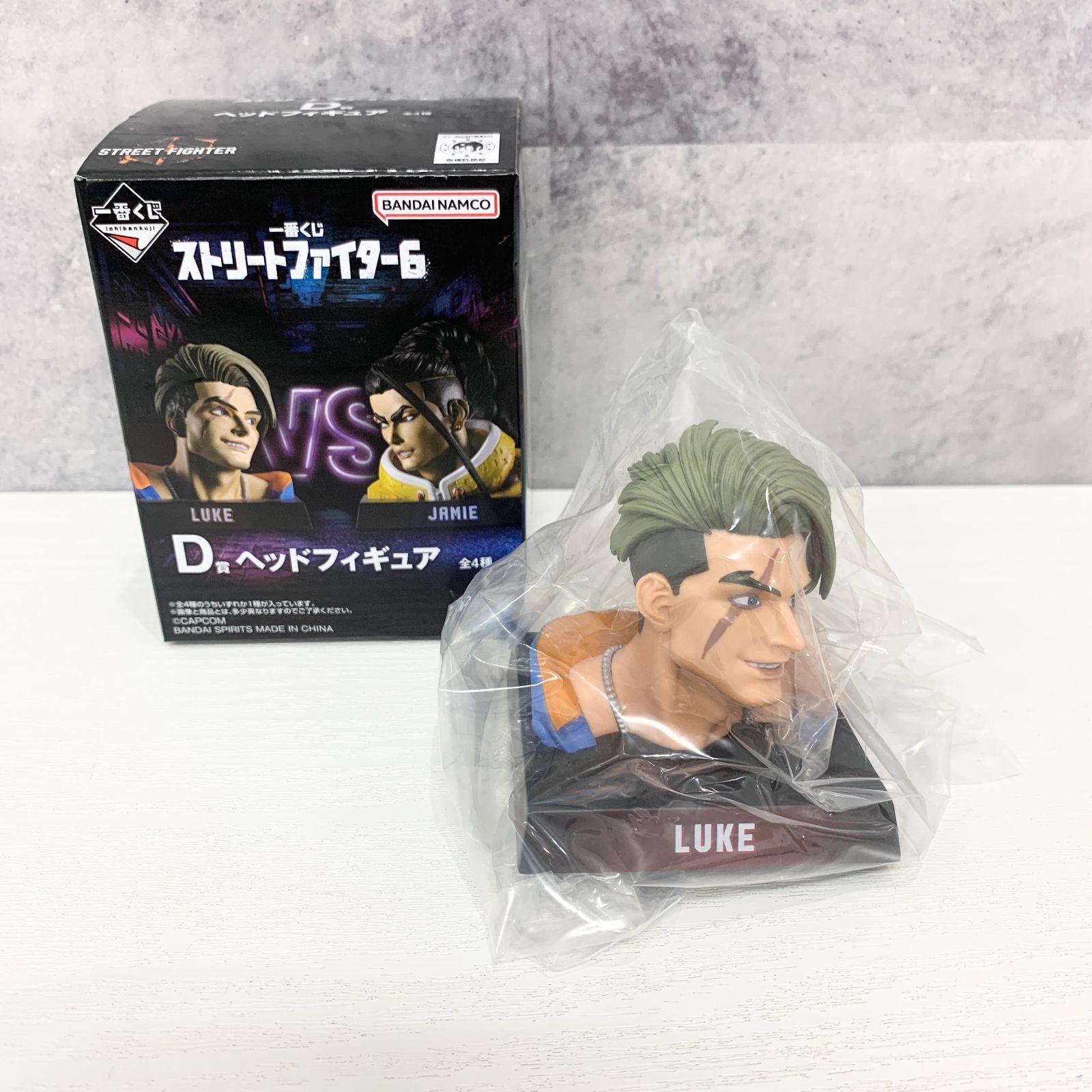 ストリートファイター6 一番くじ D賞 ヘッドフィギュア ルーク 顔