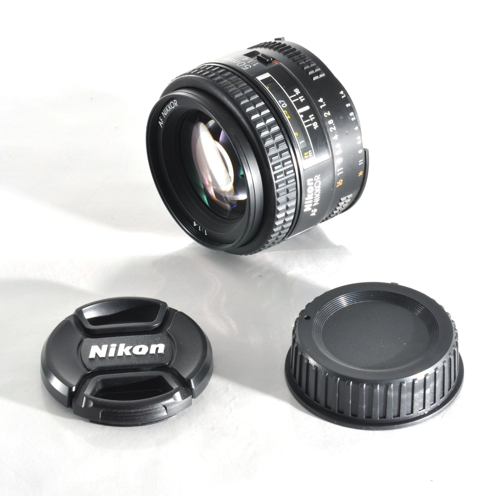 【ニコン】後玉に僅かなくもりアリ分お値引き価格！Nikon AF NIKKOR 50mm F1.4 単焦点レンズ #M451