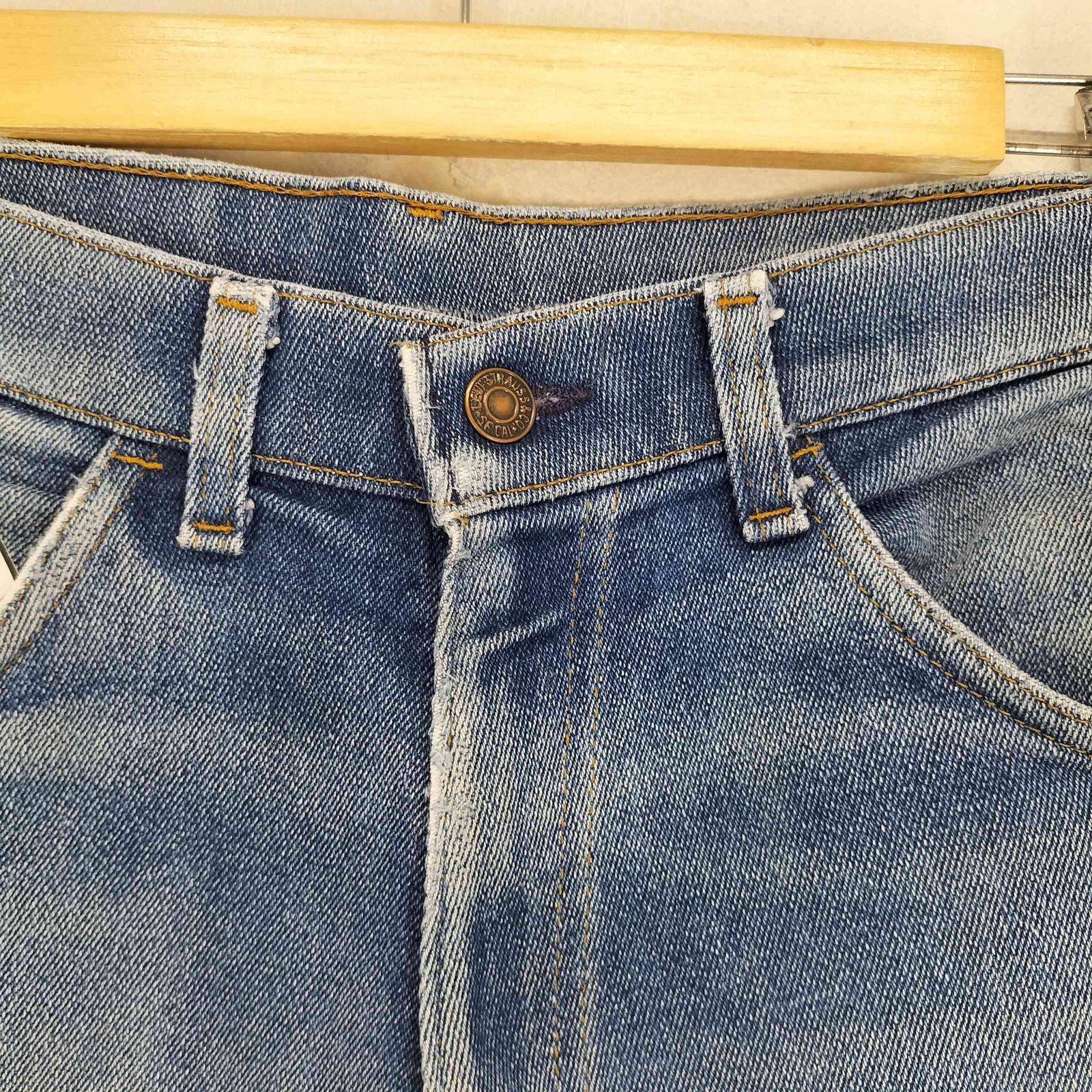 リーバイス Levis WITH A SKOSH MORE ROOM 80-90s USA製 ボタン裏515 