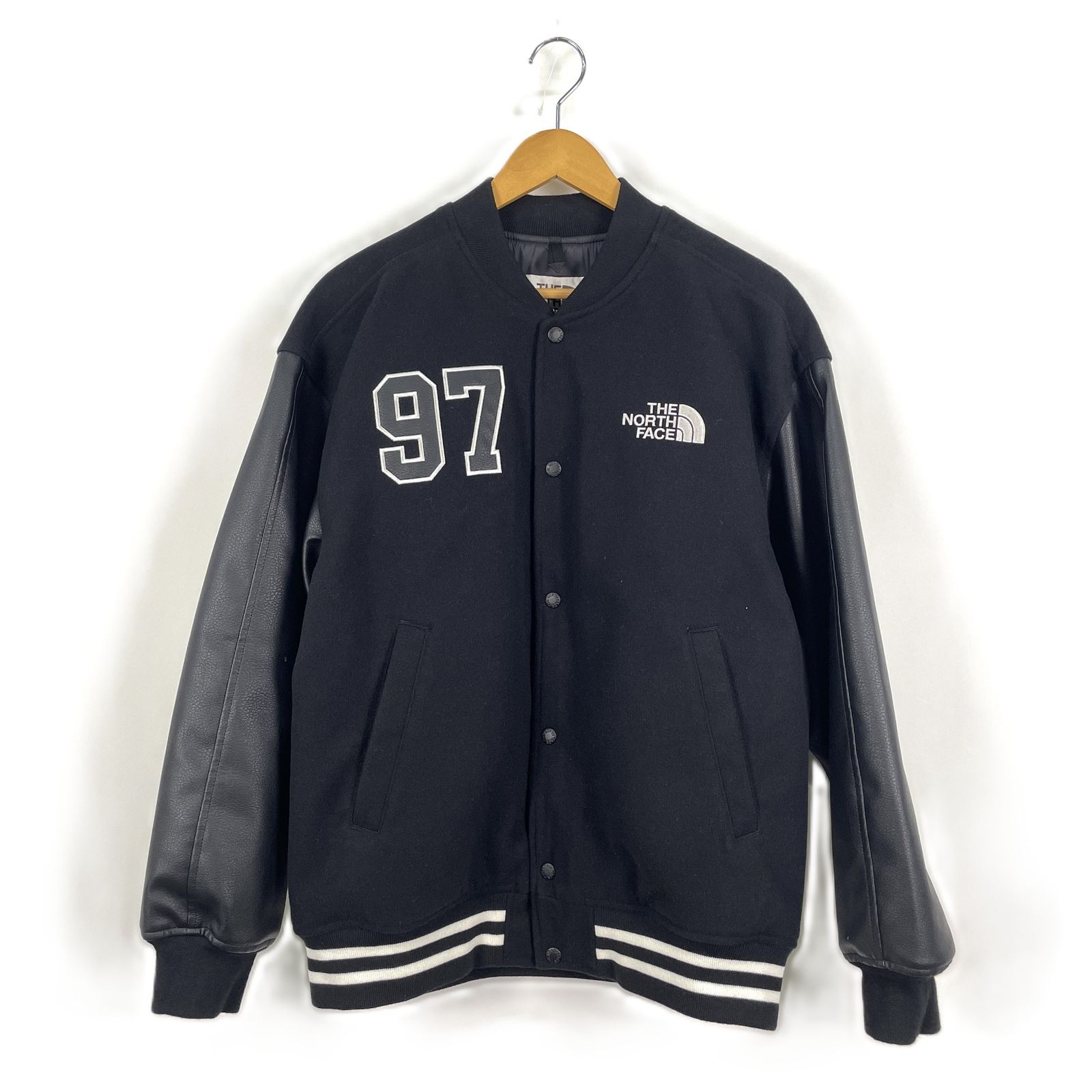 THE　NORTH　FACE　WHITE　LABEL　ザノースフェイス　NJ3NR59J　MA-1　VARSITY　HEAT　JACKET　バーシティ ヒート ジャケット　Mサイズ　ブラック