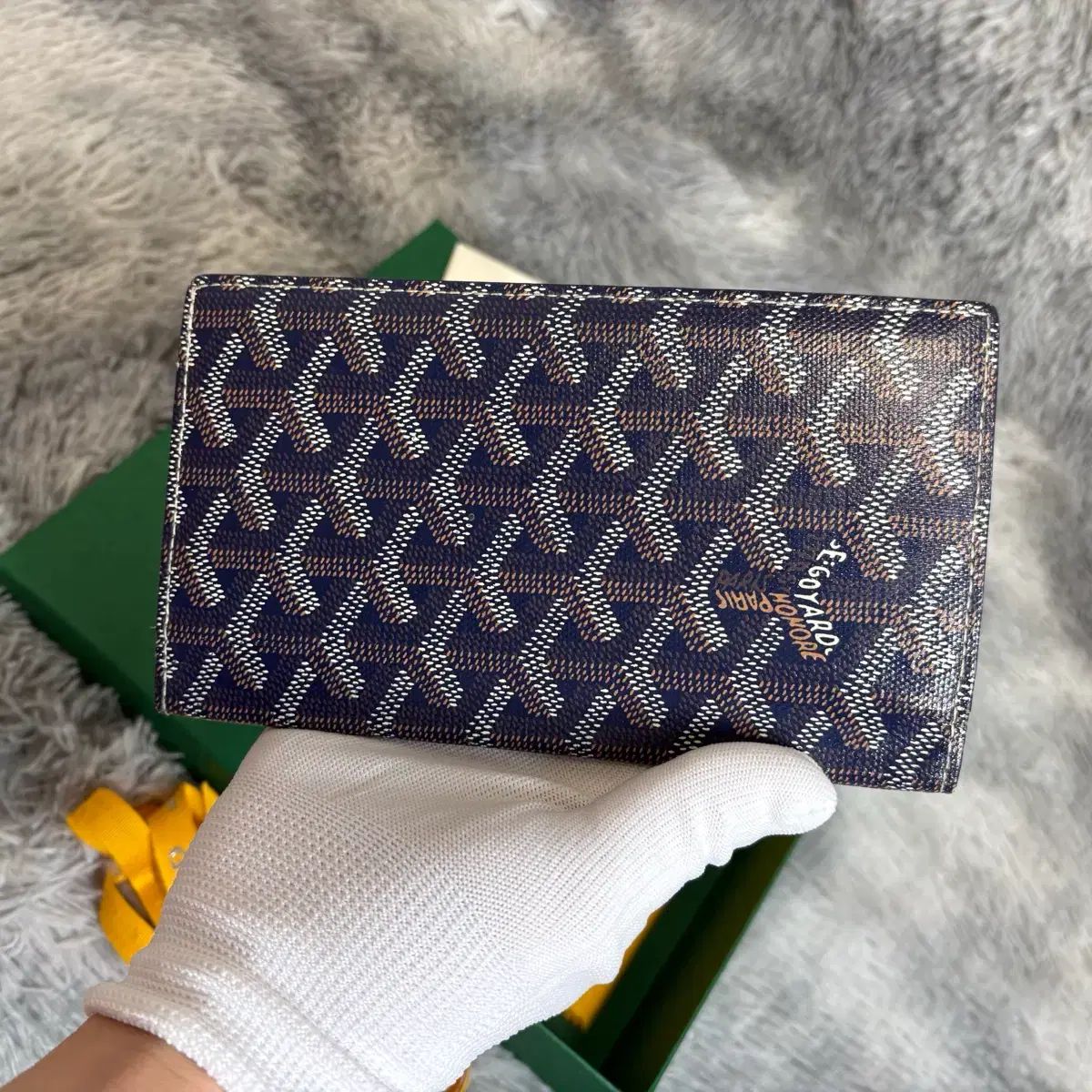 Masion Goyard ゴヤール サン・ルイ 長財布 ネイビー - メルカリ