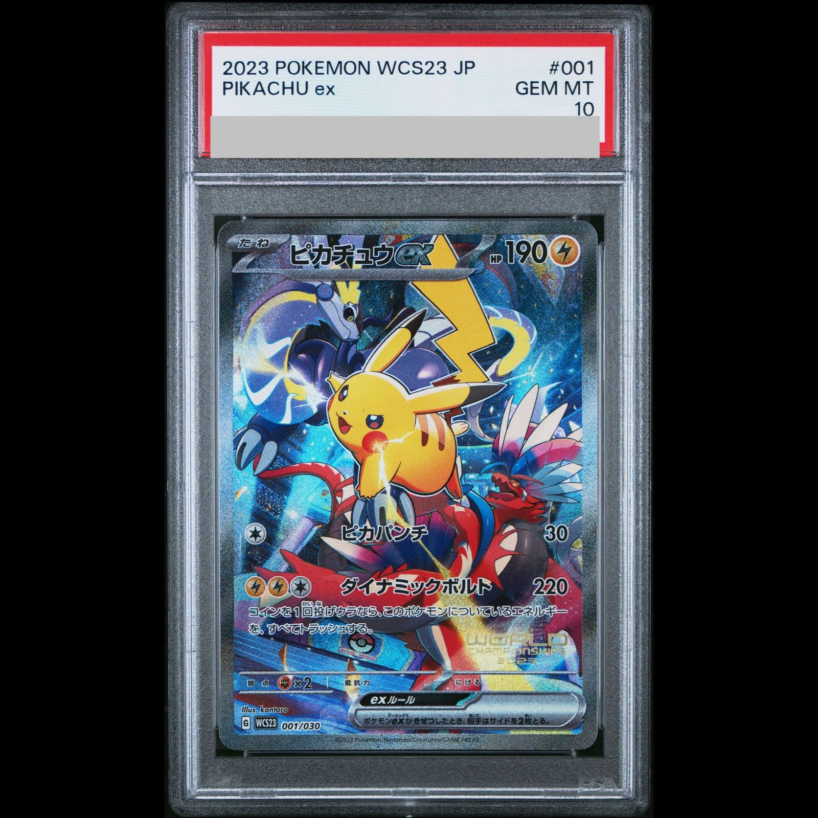 ポケモンカードゲーム 横浜記念デッキ ピカチュウex WCS2023 