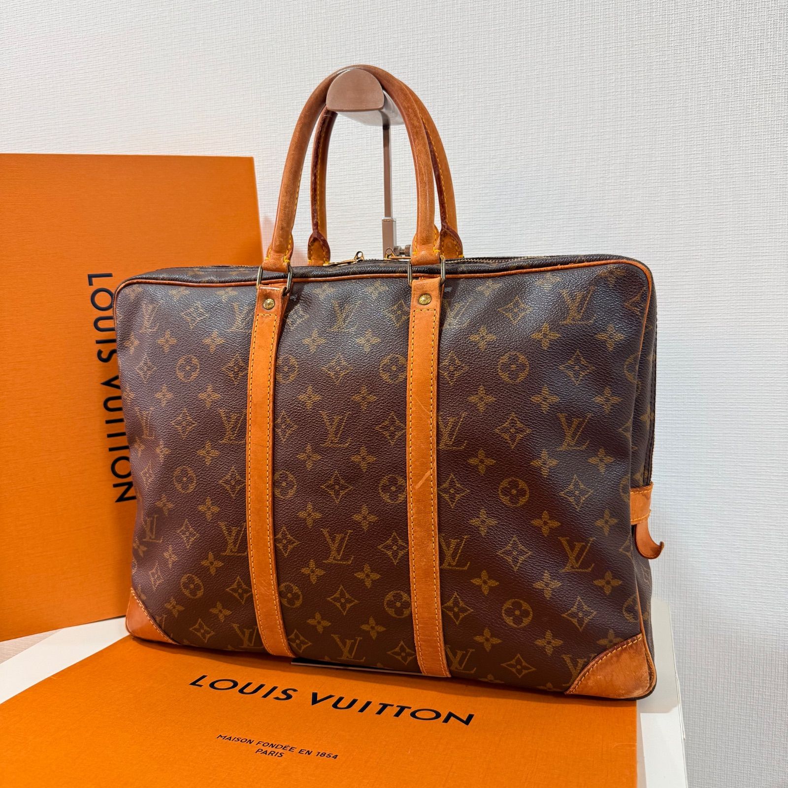 LOUIS VUITTON ルイヴィトン モノグラム ポルトドキュマン 美品 - メルカリ
