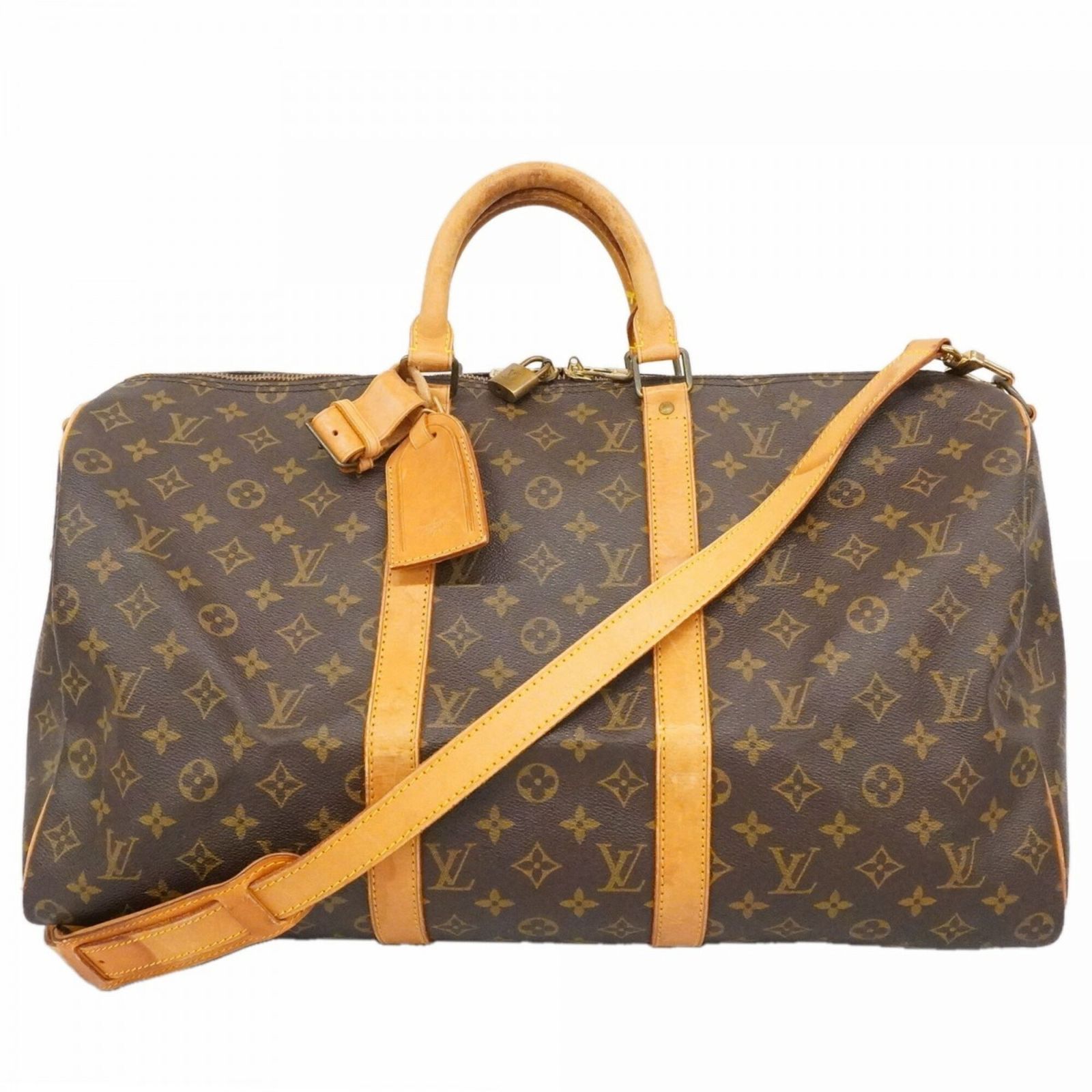 ルイ・ヴィトン(Louis Vuitton) ルイ・ヴィトン バッグ・ボストンバッグ モノグラム キーポルバンドリエール50 M41416 ブラウンレディース