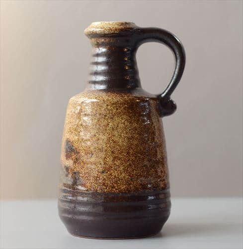【送料無料】ドイツ製 ヴィンテージ Bay Keramik Fat Lava Vase 花瓶 花器 ファットラバー ミッドセンチュリー期 フラワーベース アンティーク_260424