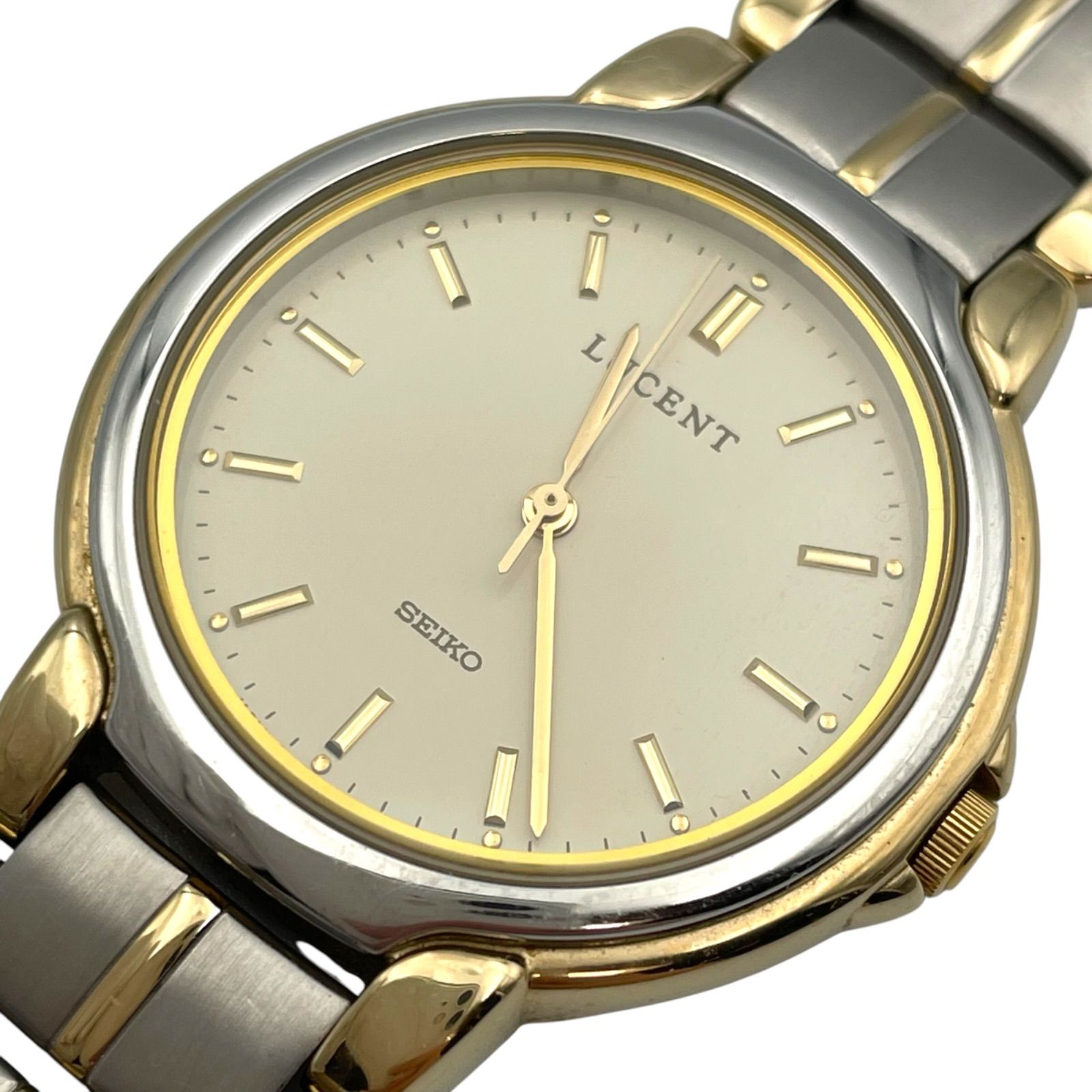 稼働/電池新品 セイコー ルーセント SEIKO LUCENT 8N21-6000 クォーツ