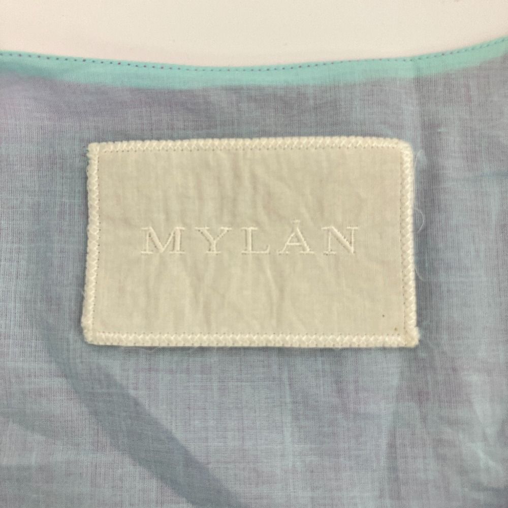 新品同様 MYLAN マイラン シルクブレンド カシュクール ワンピース