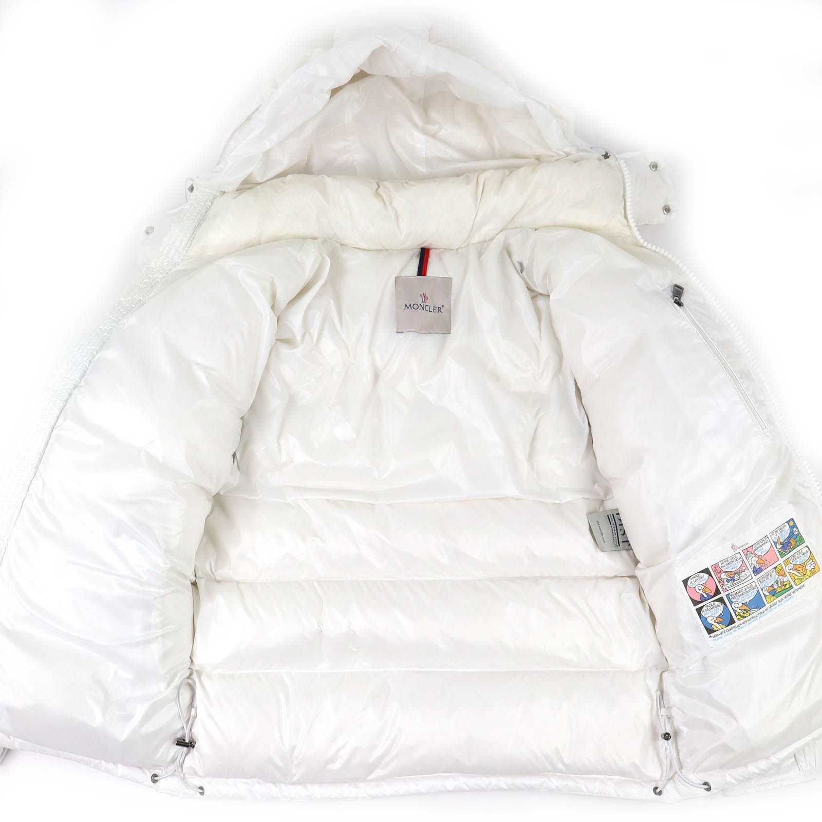 良品△MONCLER モンクレール 2024年製 MAYA マヤ ロゴワッペン フード