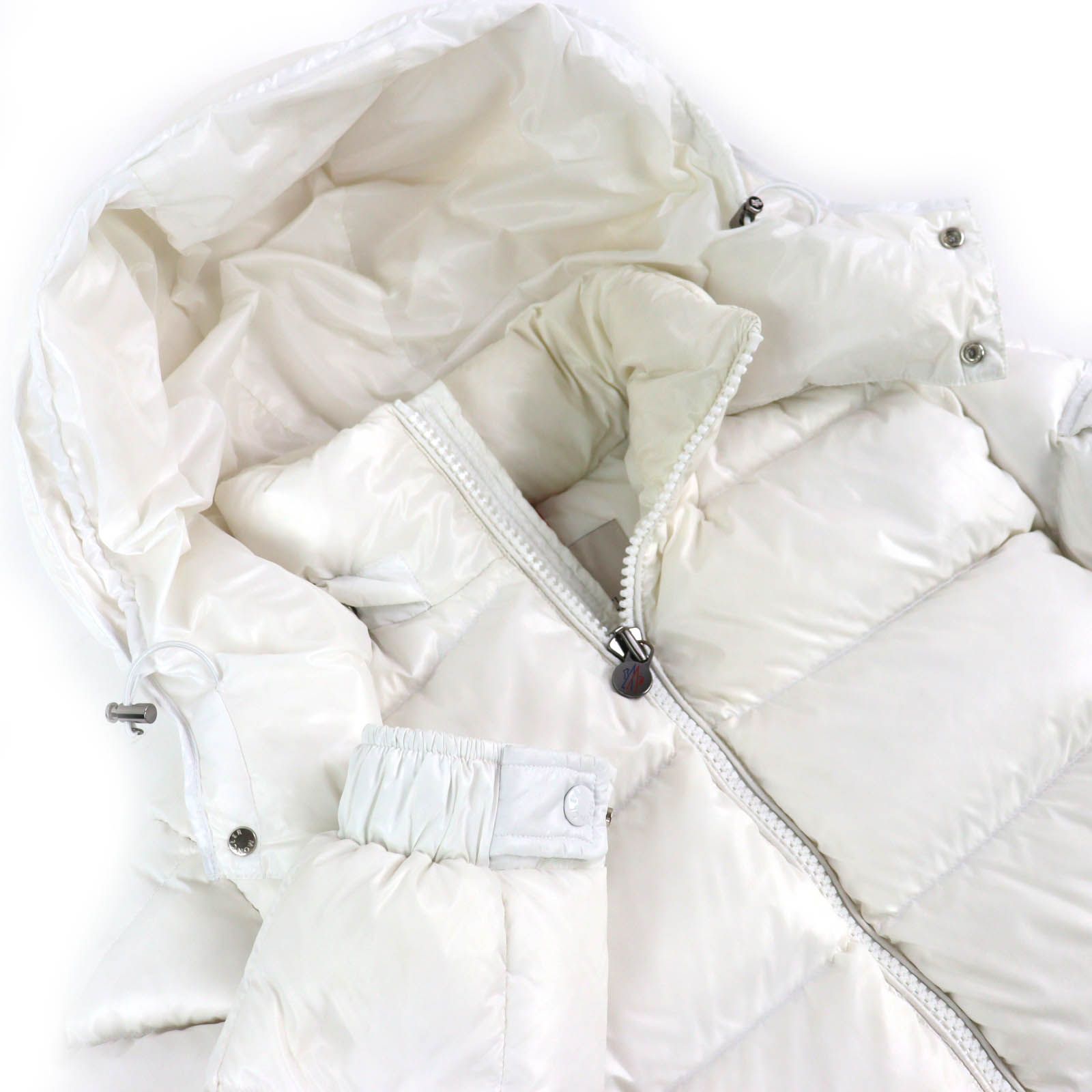 良品△MONCLER モンクレール 2024年製 MAYA マヤ ロゴワッペン フード