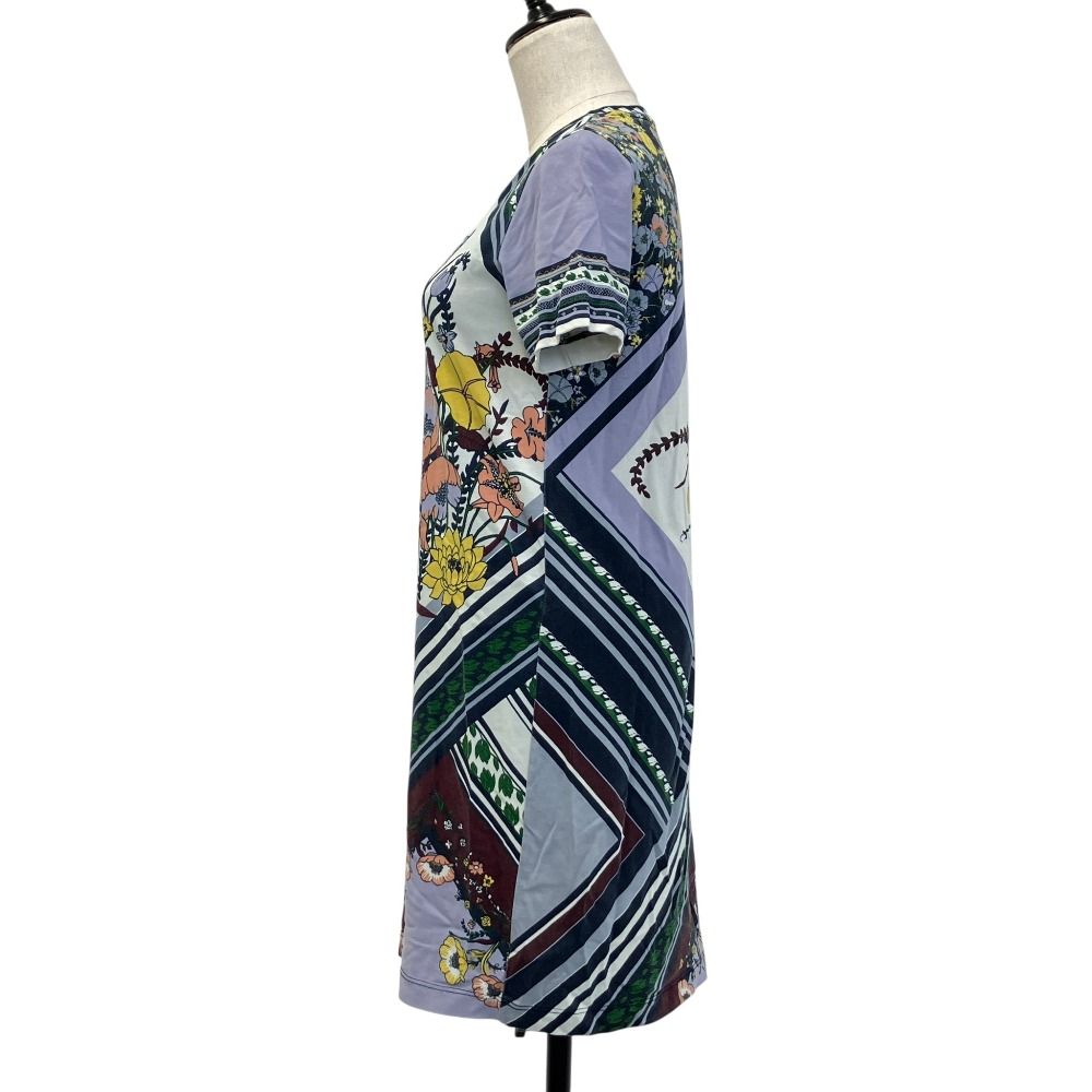 良品 TORY BURCH トリーバーチ 花柄 ショートスリーブ カットソー