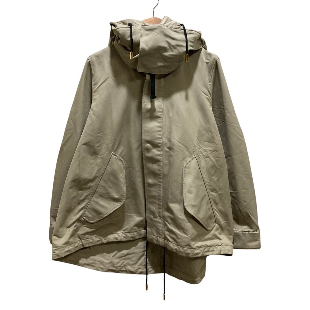 美品 THE RERACS ザリラクス ショートモッズコート ジャケット 36 カーキ レディース 古着 中古 USED
