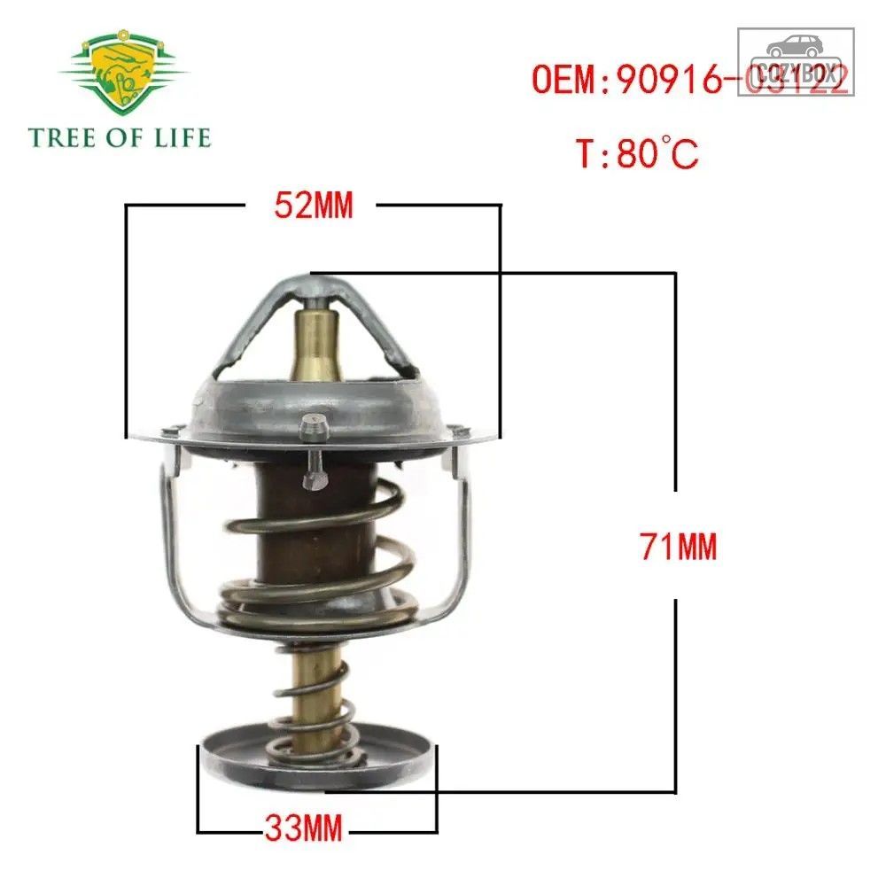 90916-03122 90048-33088 エンジン-engine サーモスタット 80c