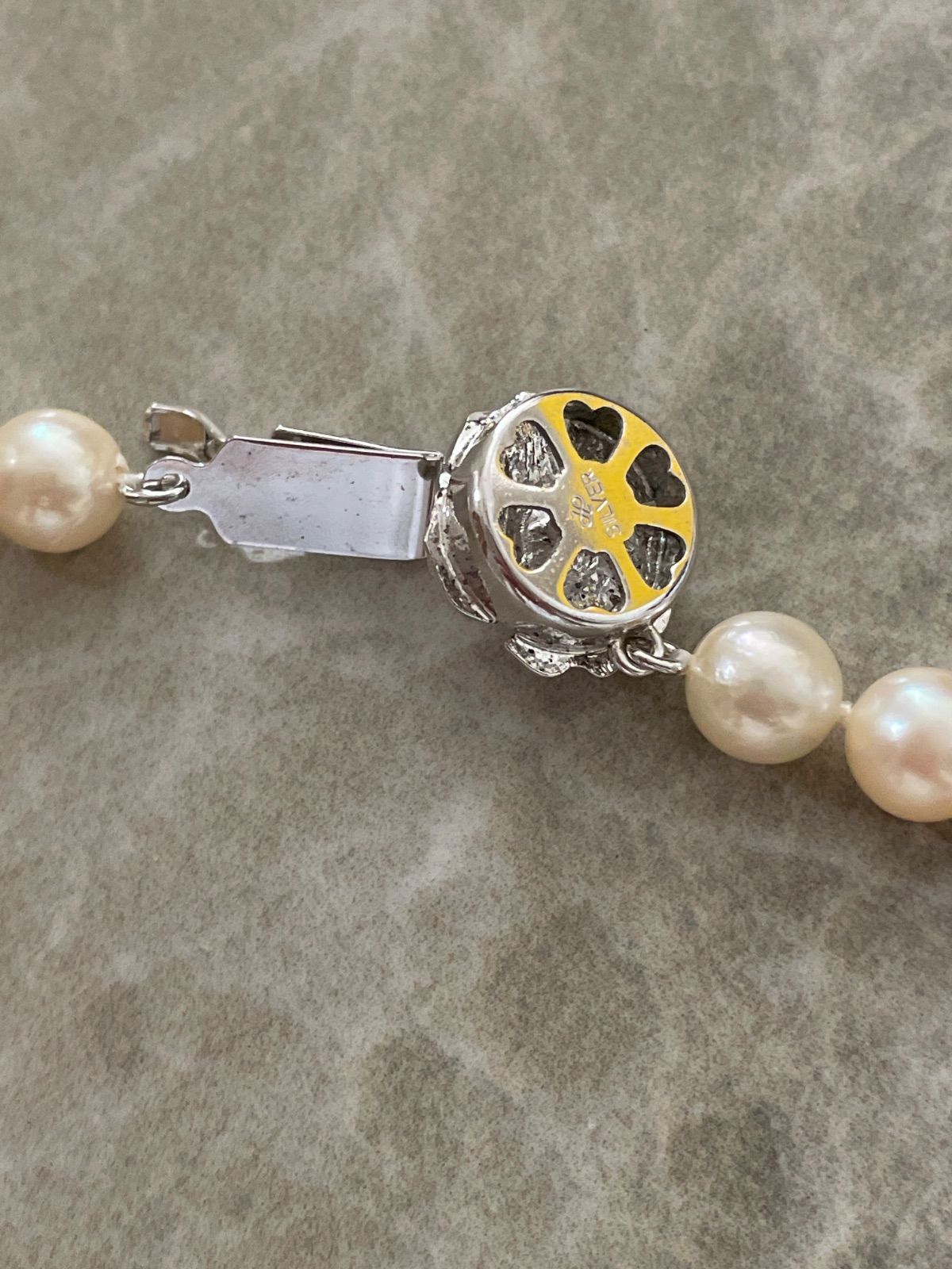ジュエリーマキ CAMELLIA silver刻印 7.0〜7.4mmあこや真珠ネックレス 