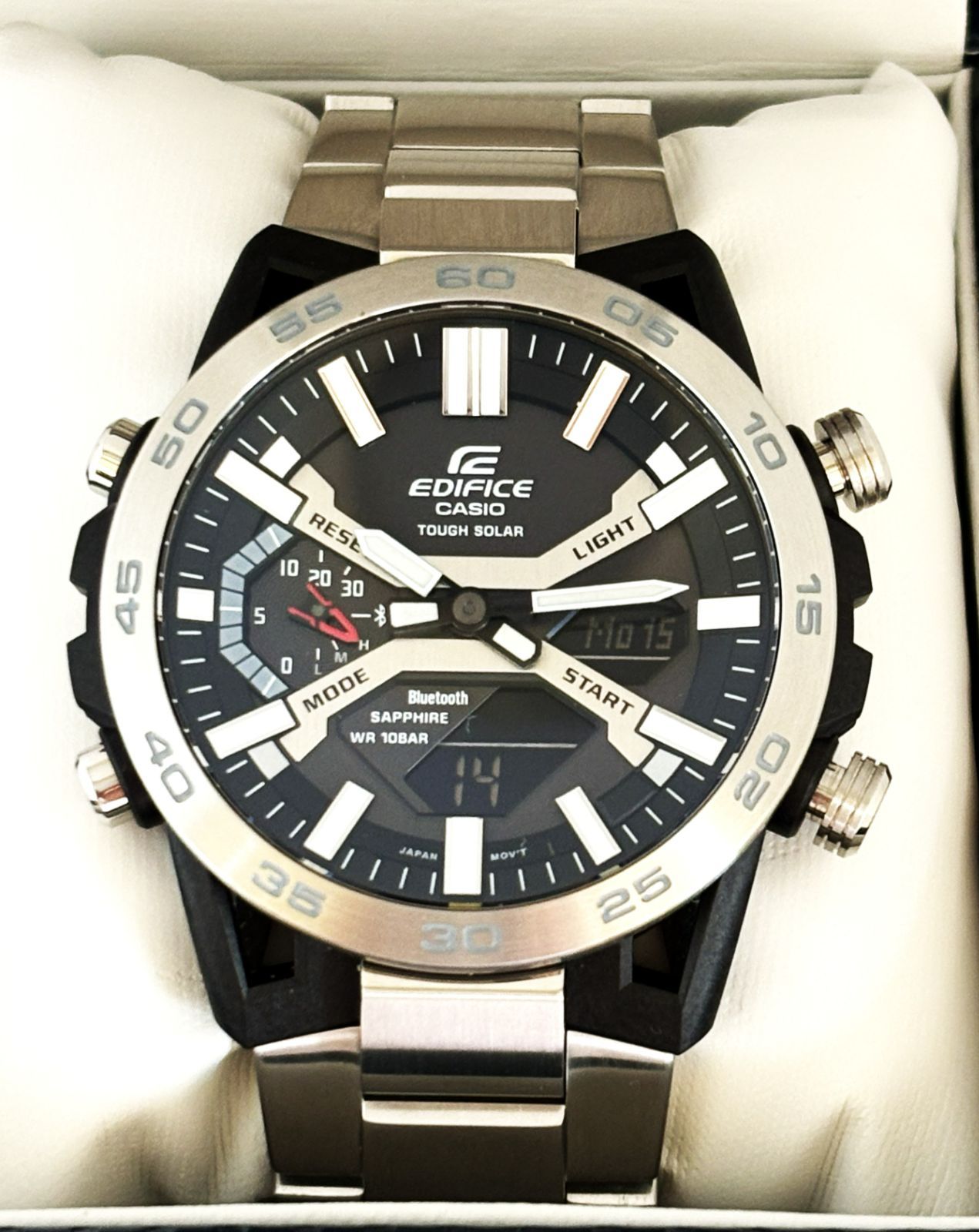 極美品【CASIO・カシオ】EDIFICE エディフィス ECB-2000YD-1AJF 