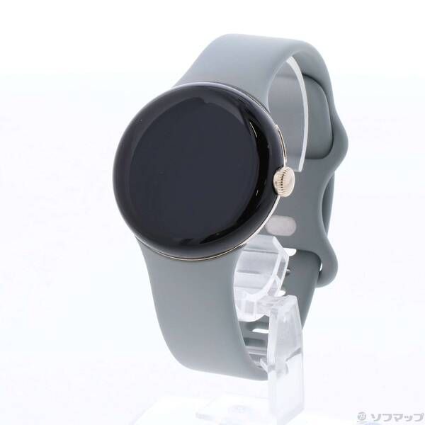 ソフマップ 〔中古品〕 Google Pixel Watch LTE GA04122-TW Champagne Goldケース／Hazelアクティブバンド【352】