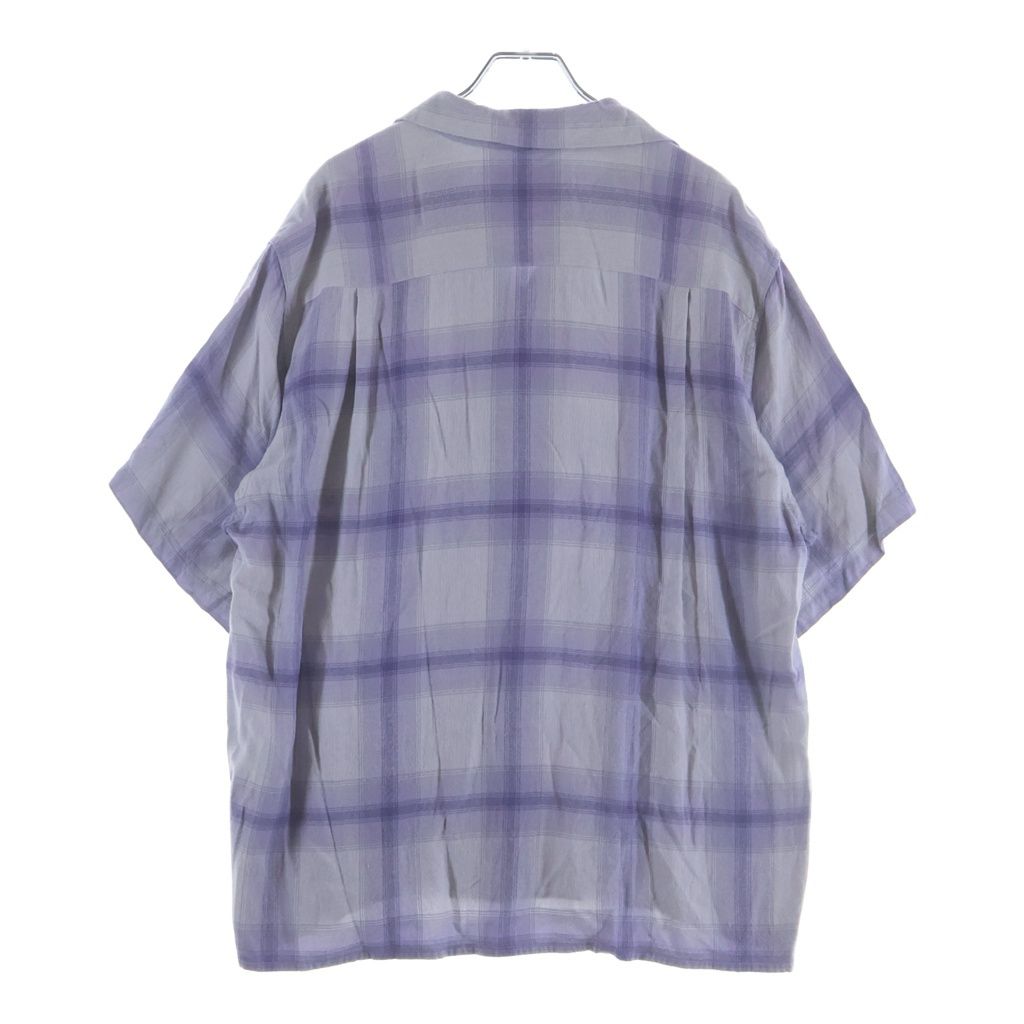 WACKO MARIA (ワコマリア) 23AW OMBRE CHECK OPEN COLLAR SHIRT