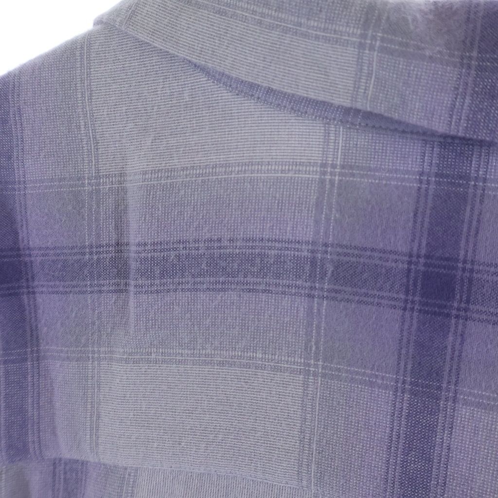 WACKO MARIA (ワコマリア) 23AW OMBRE CHECK OPEN COLLAR SHIRT