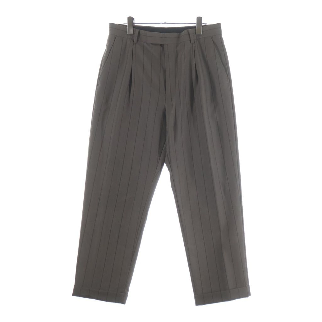 WACKO MARIA (ワコマリア) DOUBLE PLEATED TROUSERS ダブルプリーツドトラウザーズパンツ スラックス ベージュ