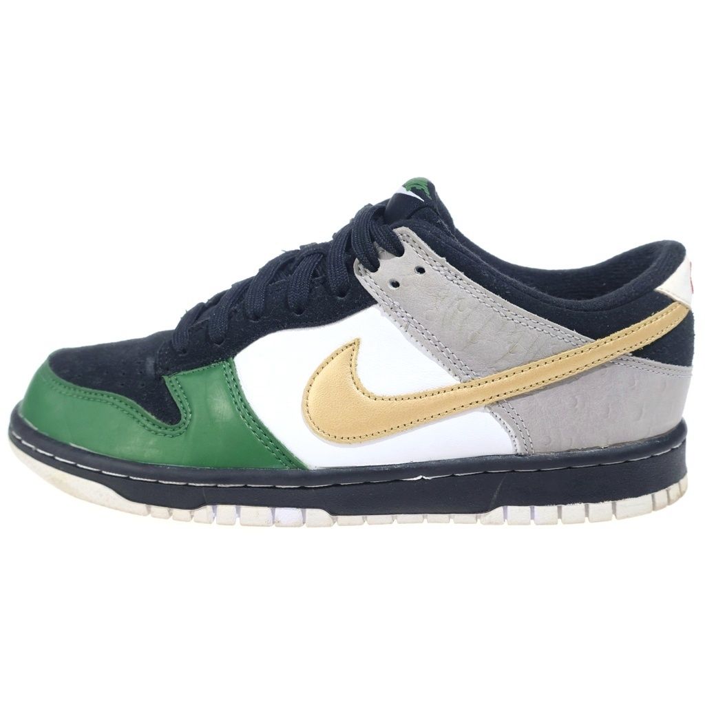 NIKE (Nike) x Mita Sneakers Dunk Low JP QS WOLF AA4414-001 Mita Sneakers Ongoku Knowledge New Dunk Low Cut Sneakers Black/Green US 8/26cm
