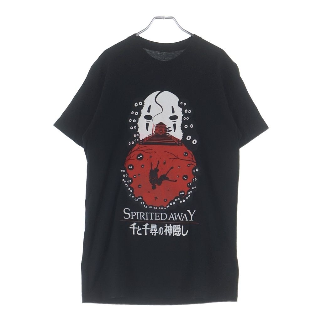 VINTAGE (ヴィンテージ) 00s Studio Ghibli Spirited Away スタジオジブリ 千と千尋の神隠し フロントプリント 半袖Tシャツ カットソー ブラック