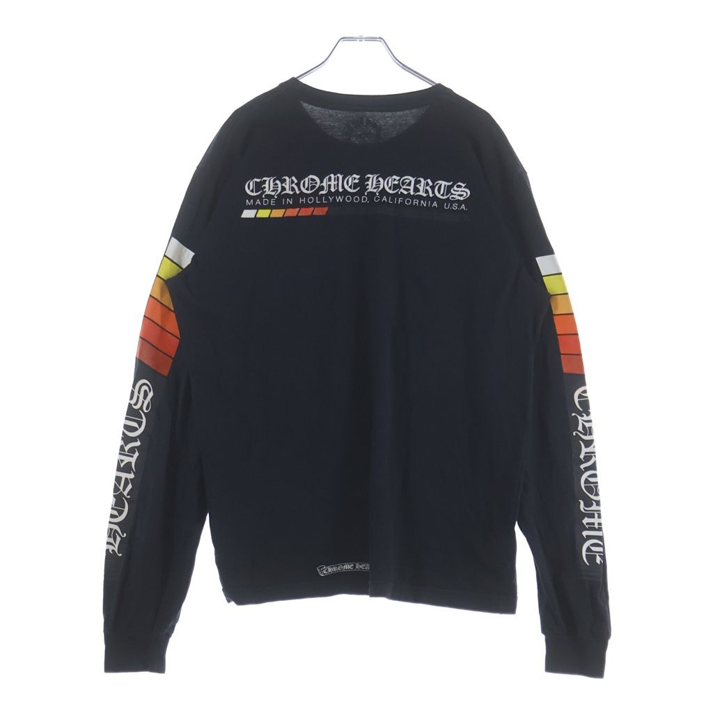 CHROME HEARTS (クロムハーツ) Neon Bar Logo Long Sleeve Tee ネオン