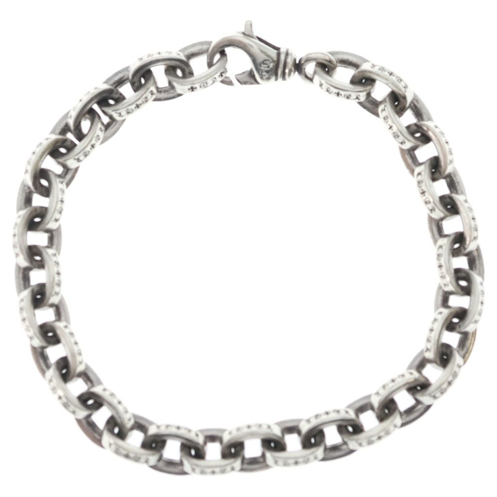 CHROME HEARTS (クロムハーツ) LARGE PAPER CHN ラージペーパーチェーン シルバーブレスレット