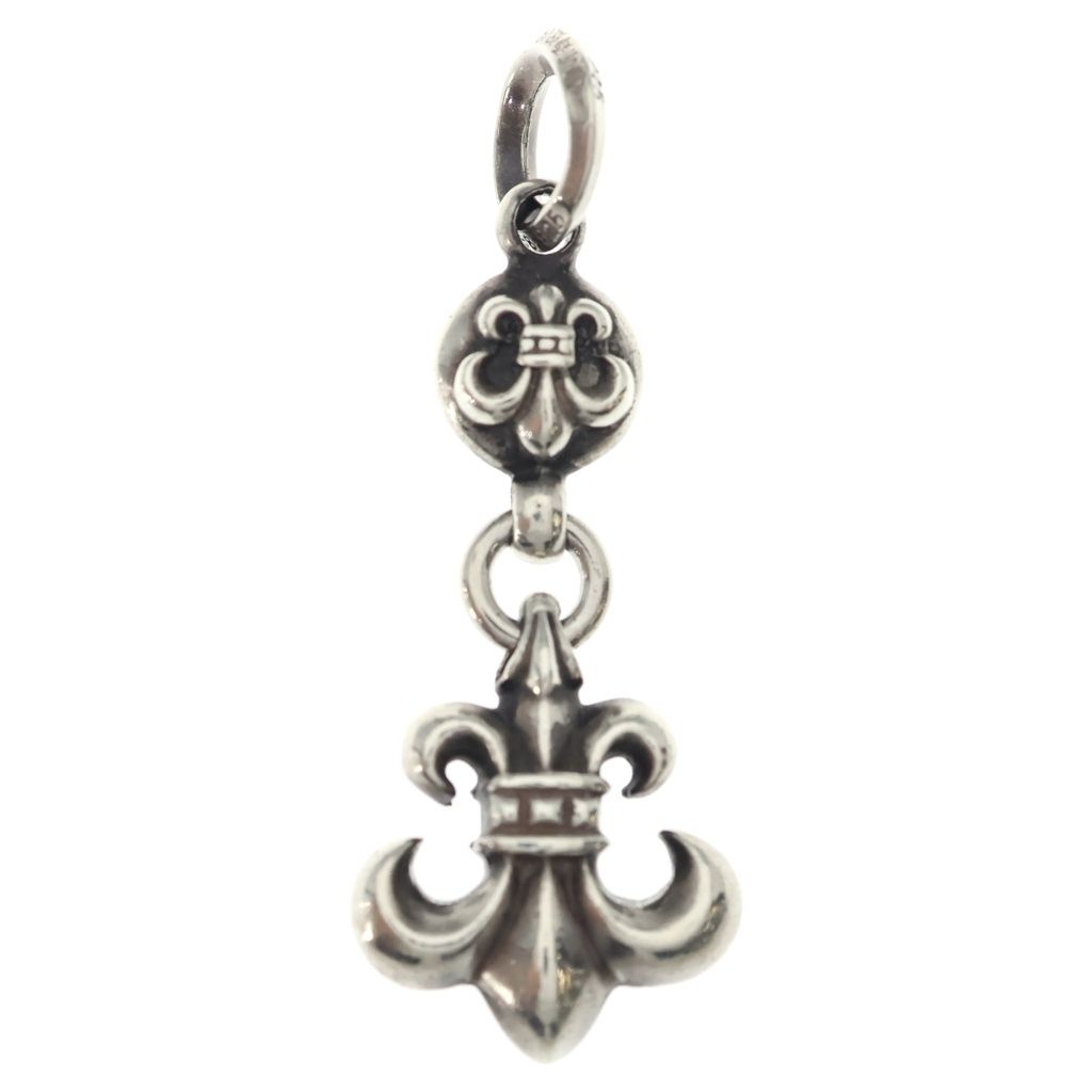 CHROME HEARTS (クロムハーツ) 1BALL BS FLEUR 1ボールBSフレアチャーム ペンダントトップ シルバー BCA198