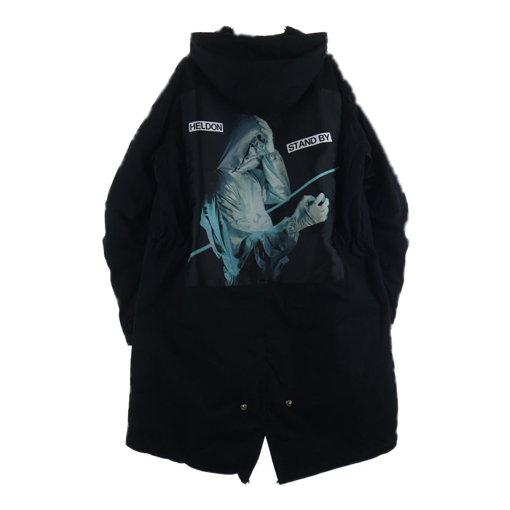 UNDERCOVER (アンダーカバー) 25AW 2-in-1 parka 背面グラフィックモッズコート ロングコート ブラック UC2E4310-2