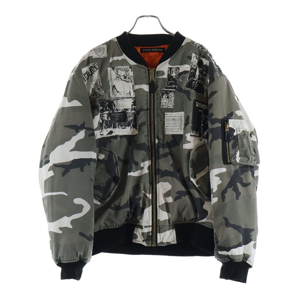 NO BRAND (ノーブランド) Rough Simmons Berserk Bomber Jacket ベルセルク ボンバージャケット グレー 43624