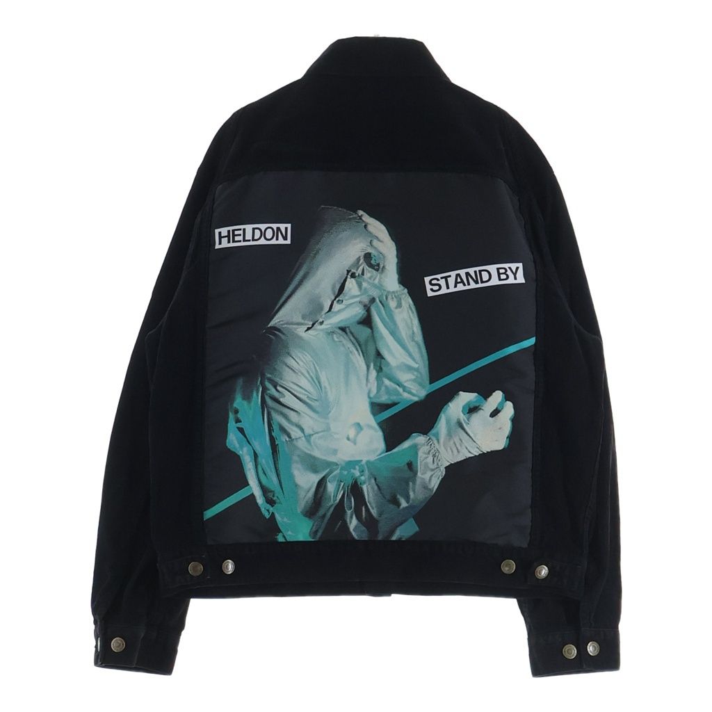 UNDERCOVER (アンダーカバー) 25AW 後JQ切替硫化コーデュロイジャケット ブラック