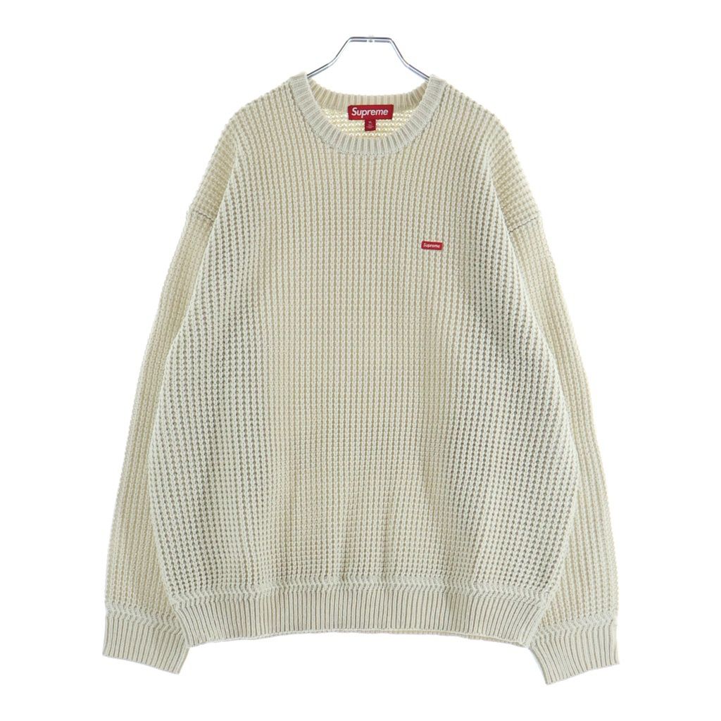 SUPREME (シュプリーム) 24AW Waffle Small Box Sweater Stone