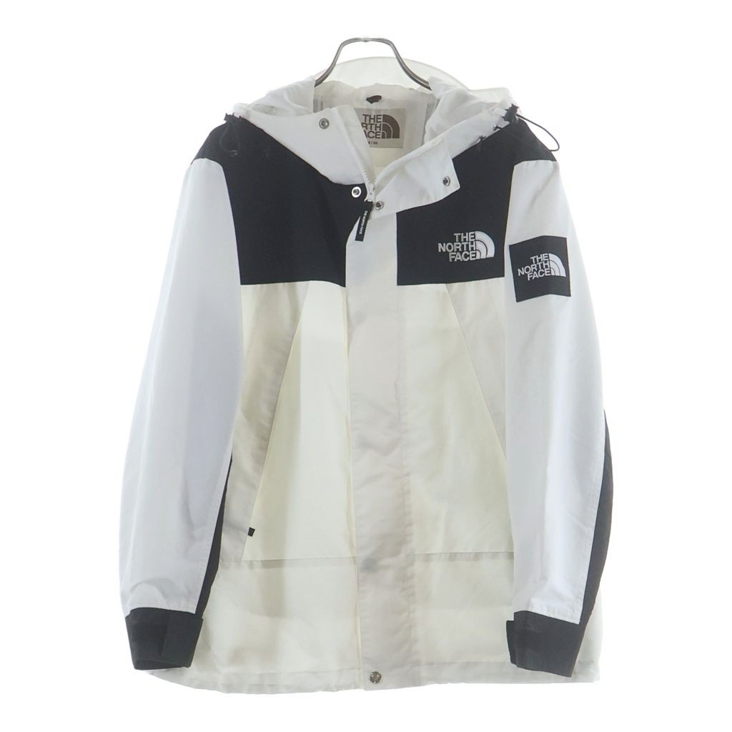 THE NORTH FACE (ザノースフェイス) MARTIS JACKET フロントロゴエンブロイダリー マティス ジップアップジャケット ホワイト/ブラック NJ3BQ01J