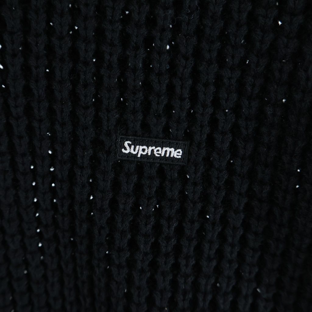 SUPREME (シュプリーム) 26SS Waffle Small Box Sweater Black