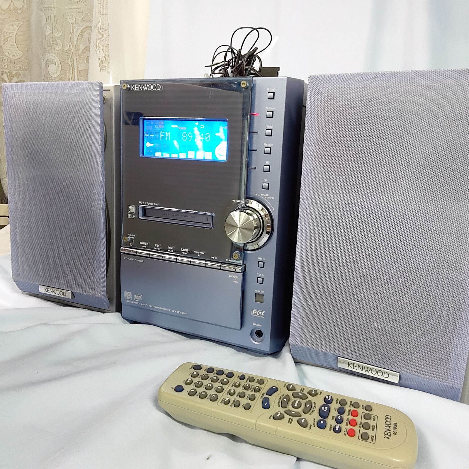 ジャンク KENWOOD ケンウッド 2003年製 RXD-SL3MD テープ作動不可 他は作動OK リモコンOK Y486