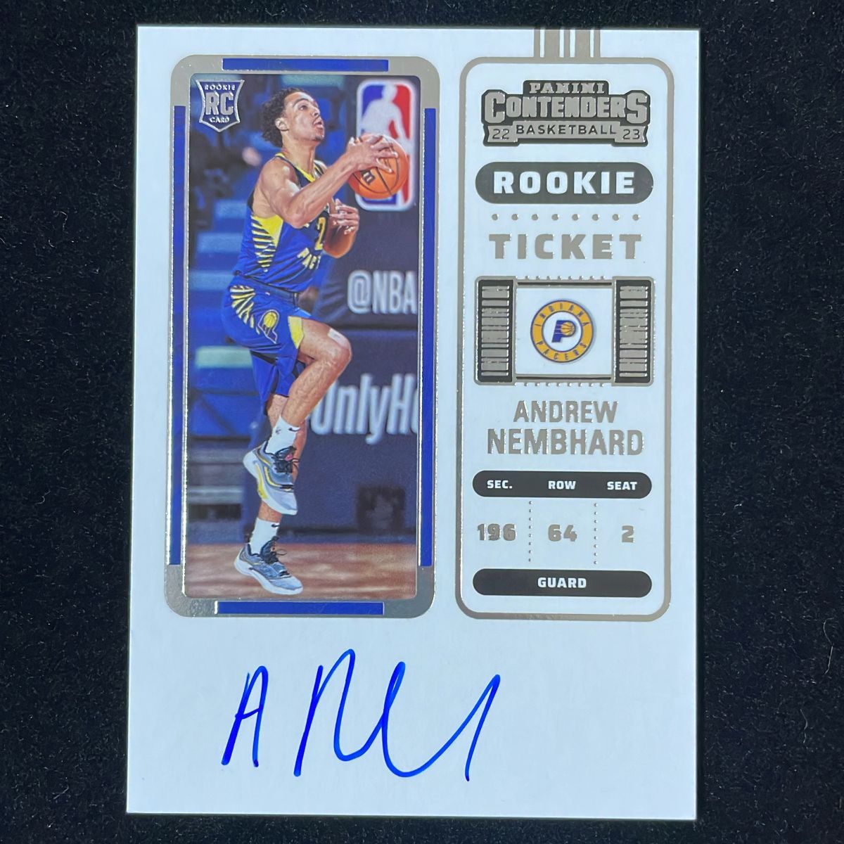 Andrew Nembhard アンドリュー・ネムハード Panini Contenders 2022-23 