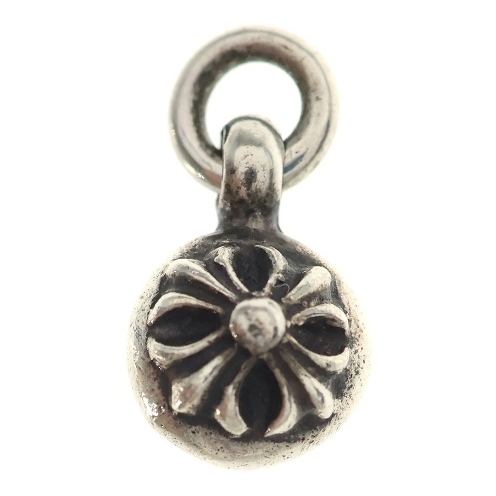 CHROME HEARTS (クロムハーツ) CROSS BAL クロスボール チャーム ペンダントトップ シルバー