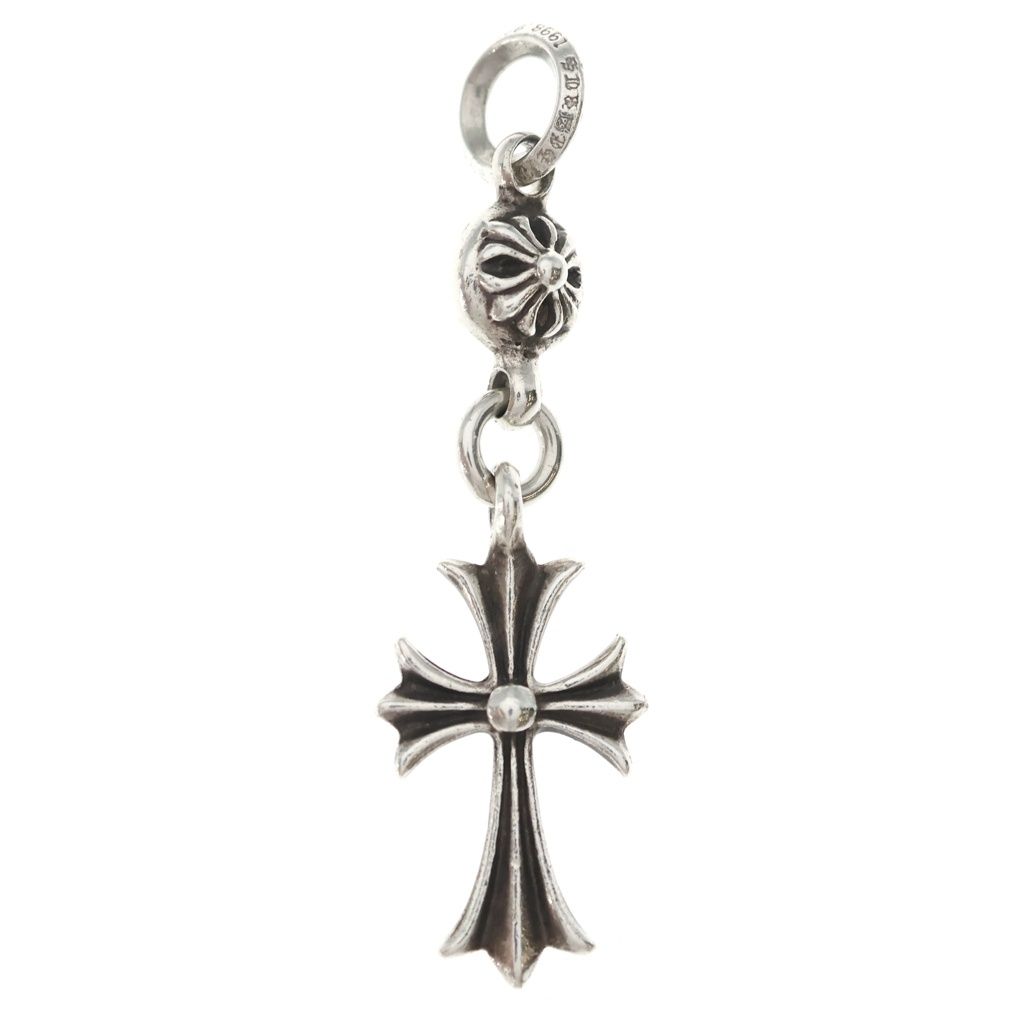 CHROME HEARTS (クロムハーツ) 1B TNY CH CRS 1ボール タイニー CHクロス チャーム ペンダントトップ シルバー BCA197