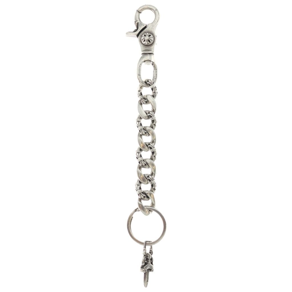CHROME HEARTS (クロムハーツ) CLP CHN FANCY-L/ロングファンシーリンク キーチェーン シルバー BCA072